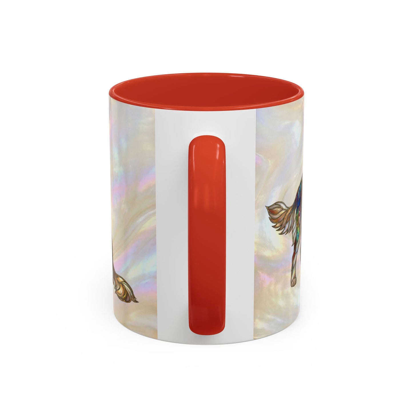 Personalized Golden Retriever Coffee Mug - Stained Glass Design 11/15oz - 14534