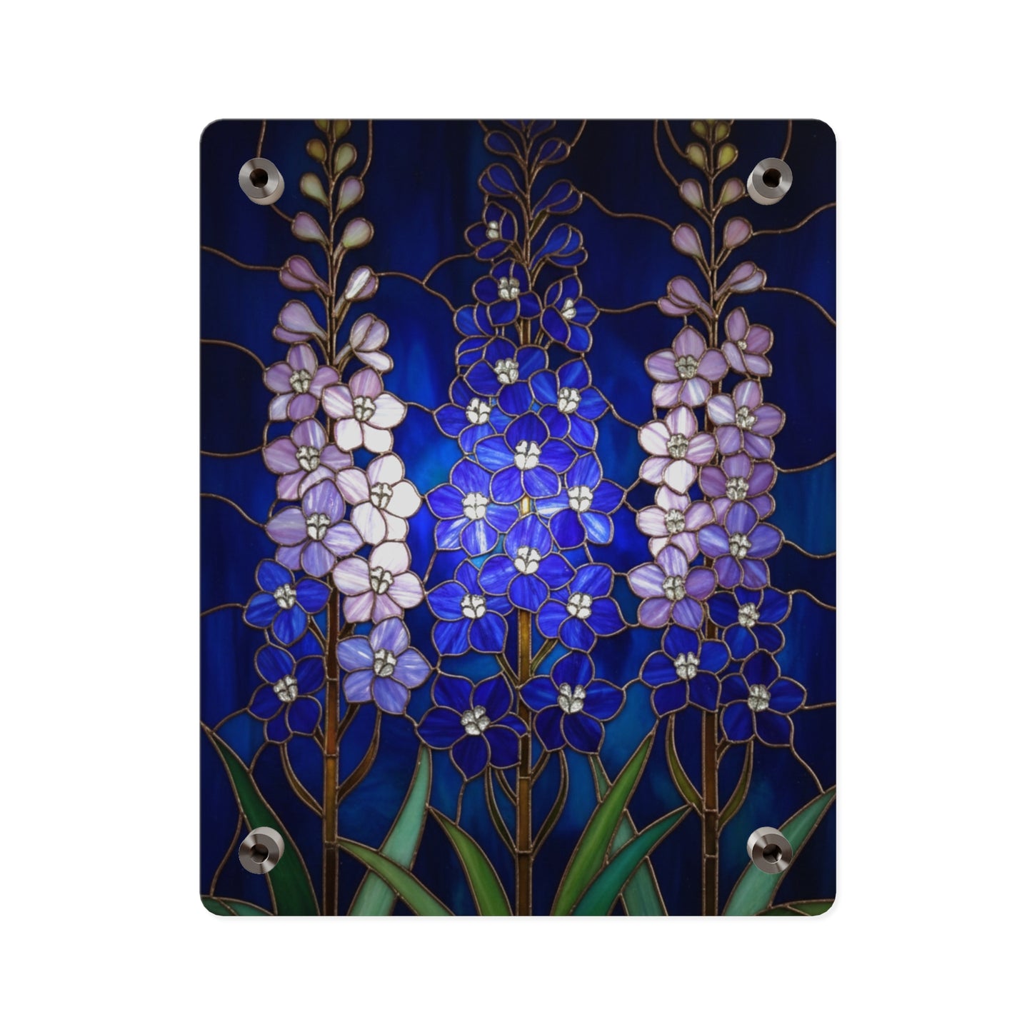 Larkspur Floral Acrylic Wall Art — 14605