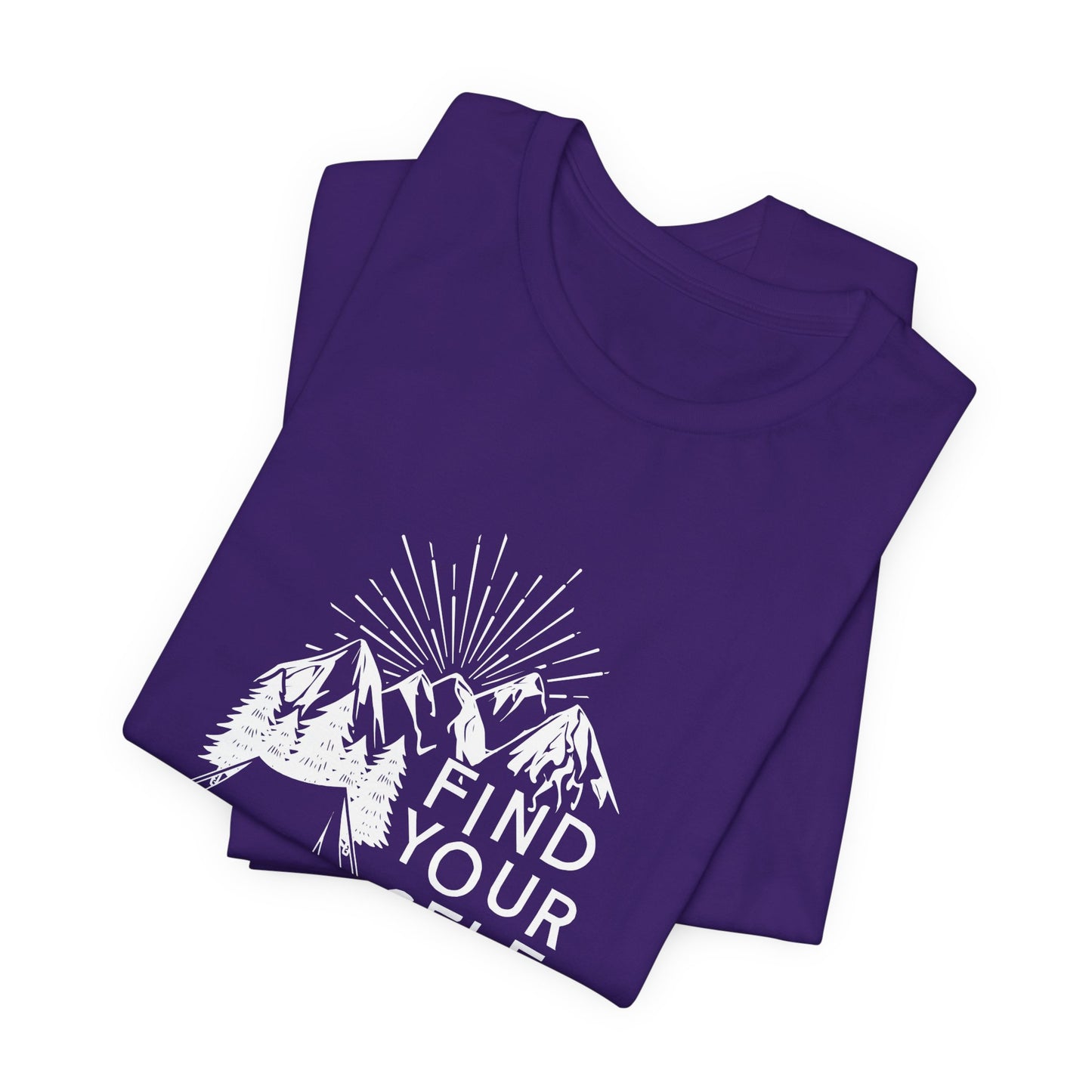 Camping: Find Yourself - Unisex Jersey Short Sleeve Tee