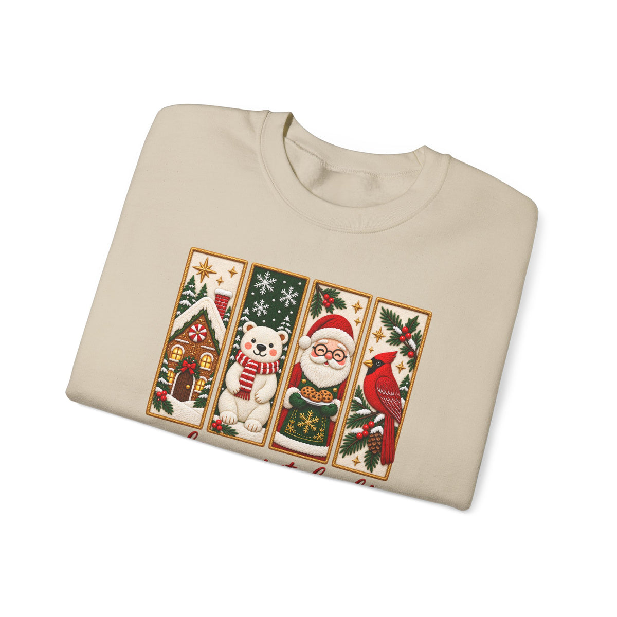 Making Spirits Bright Sweatshirt, Cute Vintage Christmas Crewneck - 14548