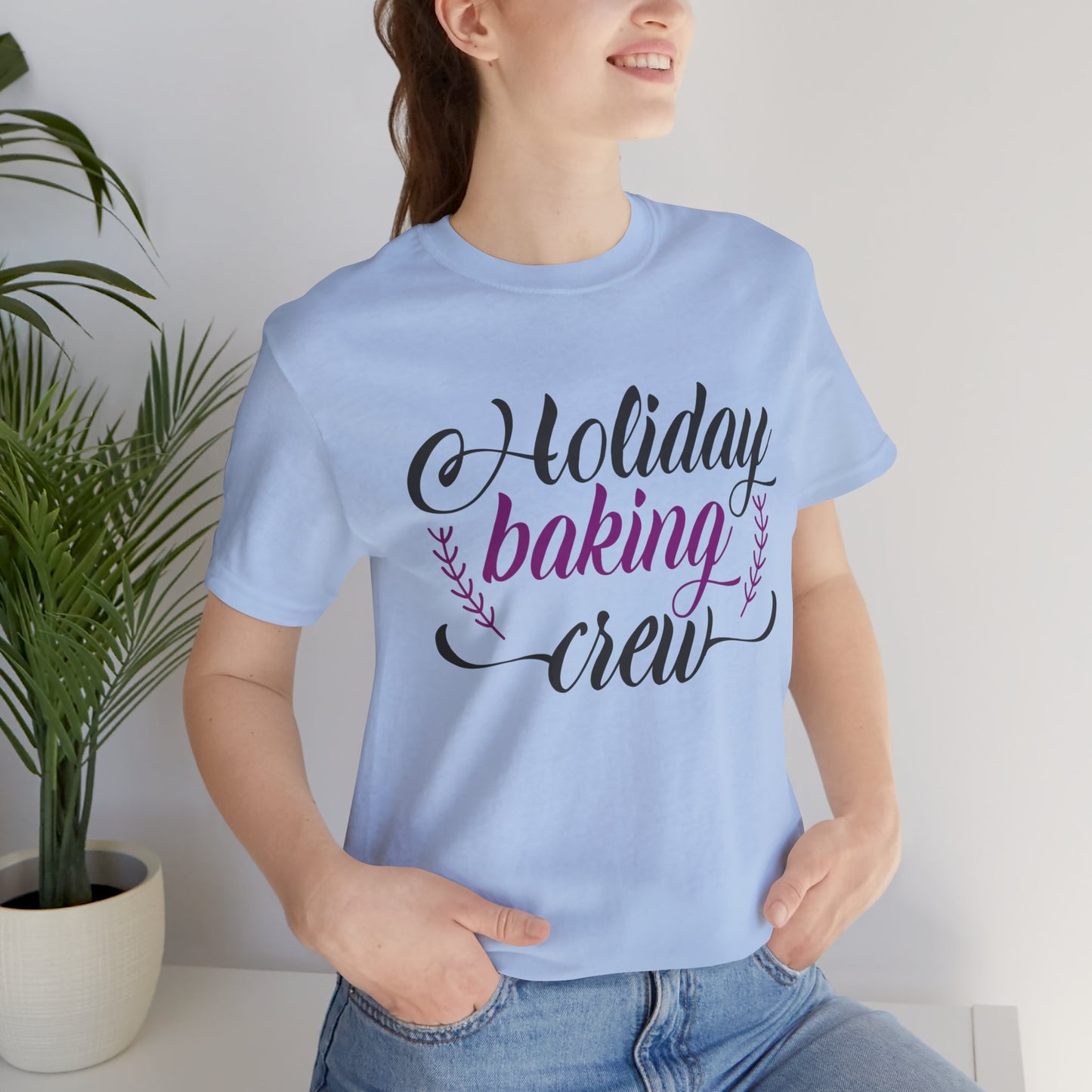 Christmas: Holiday Baking Crew - Unisex Jersey Short Sleeve Tee