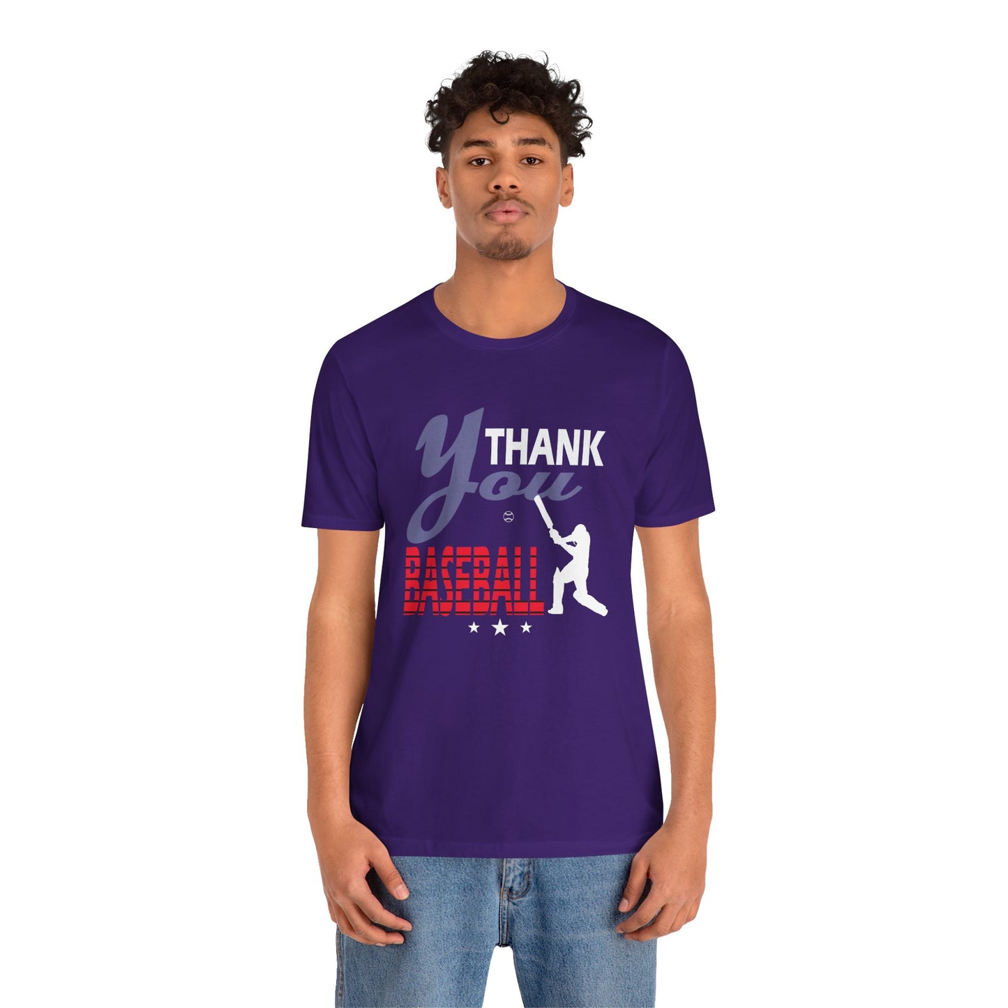 Thank You Baseball - Unisex Jersey Short Sleeve Tee - 13906