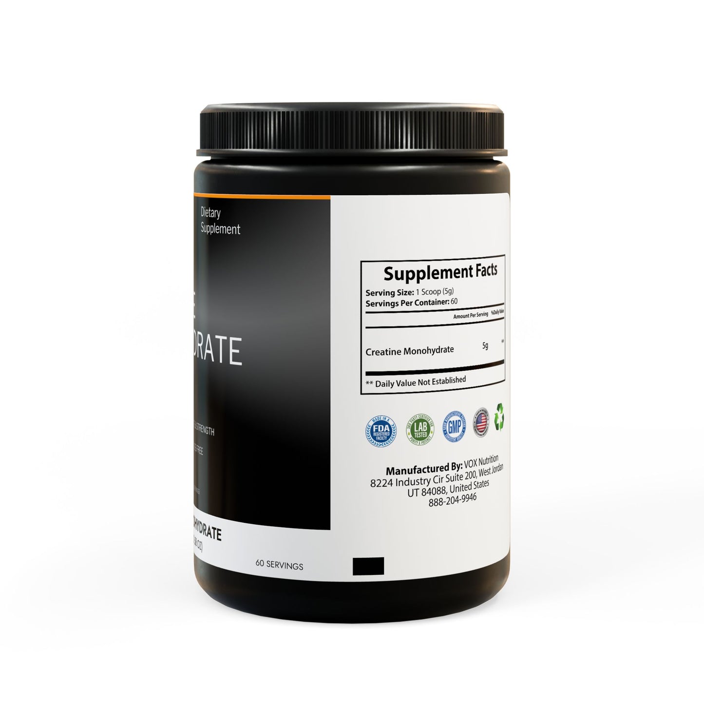 Creatine Monohydrate Supplement (300g, 10.58oz)