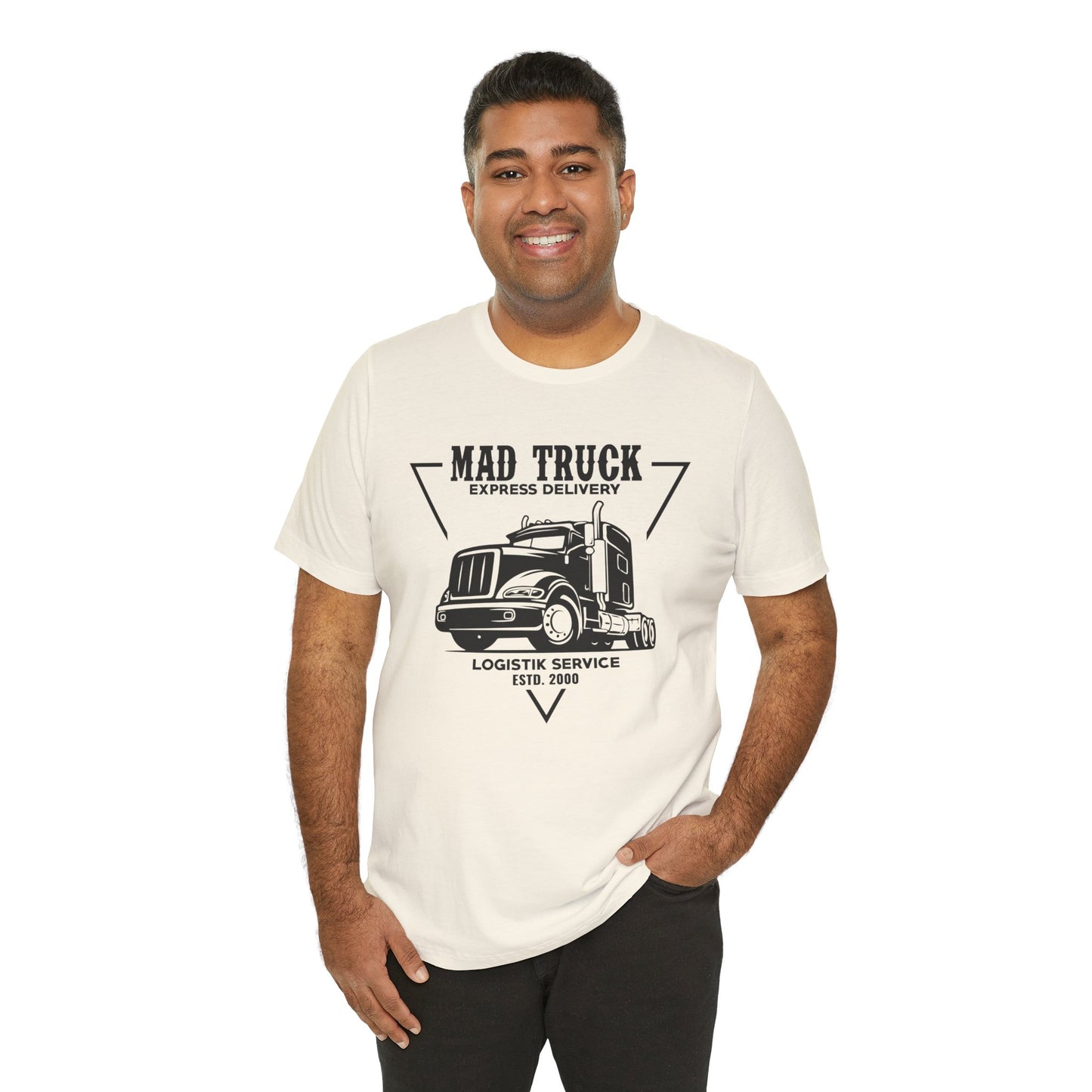Mad Truck Express Delivery - Unisex Jersey Short Sleeve Tee - 13008
