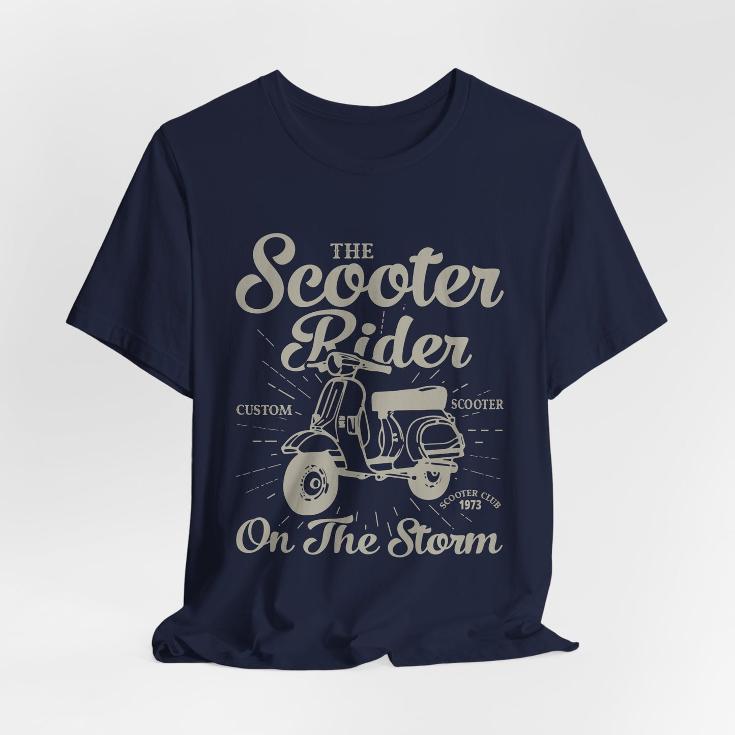 The Scooter Rider - Unisex Jersey Short Sleeve Tee - 13311
