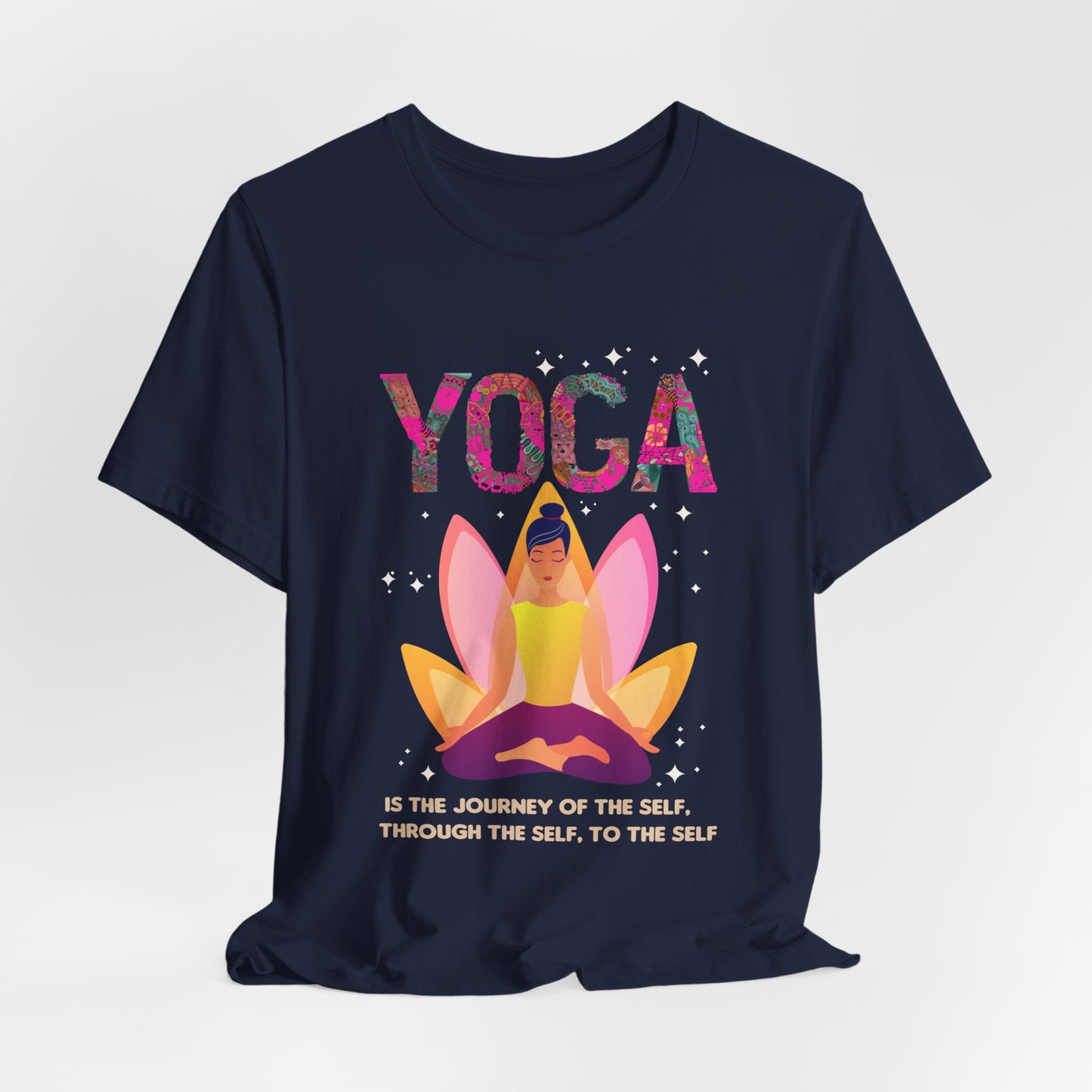 Yoga Is The Journey Of The Self Through The Self To The Self - Unisex Jersey Short Sleeve Tee