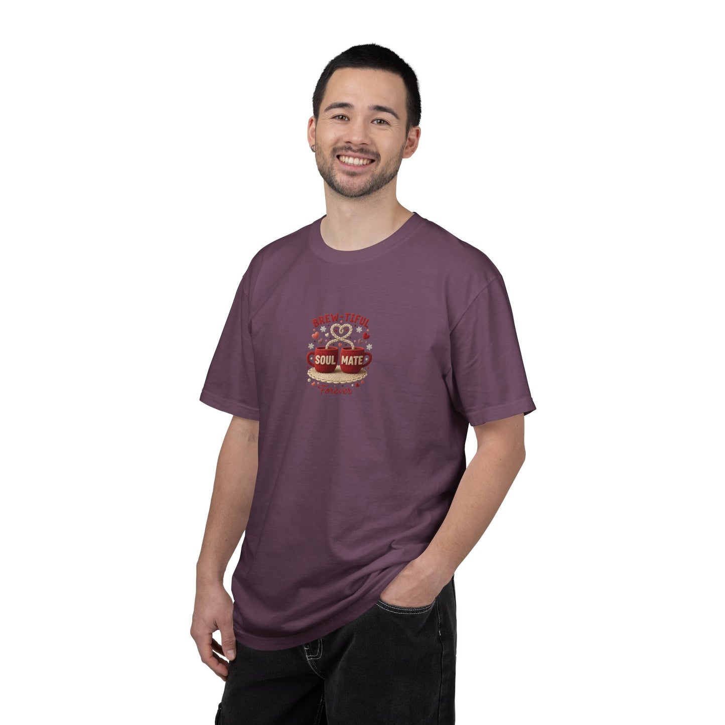 Brew-tiful Soul Mate Coffee Graphic T-Shirt - 14747