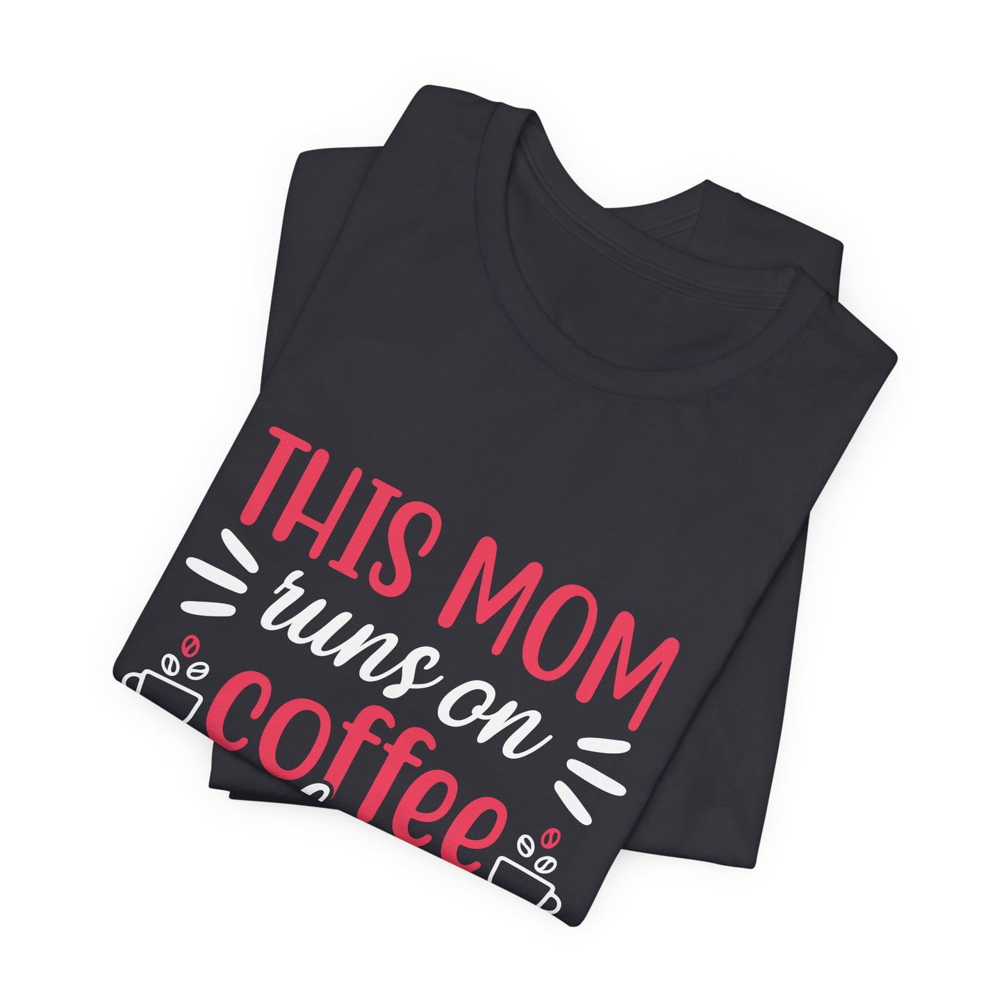 This Mom Runs On Coffee & Yoga - Unisex Jersey Short Sleeve Tee - 12527