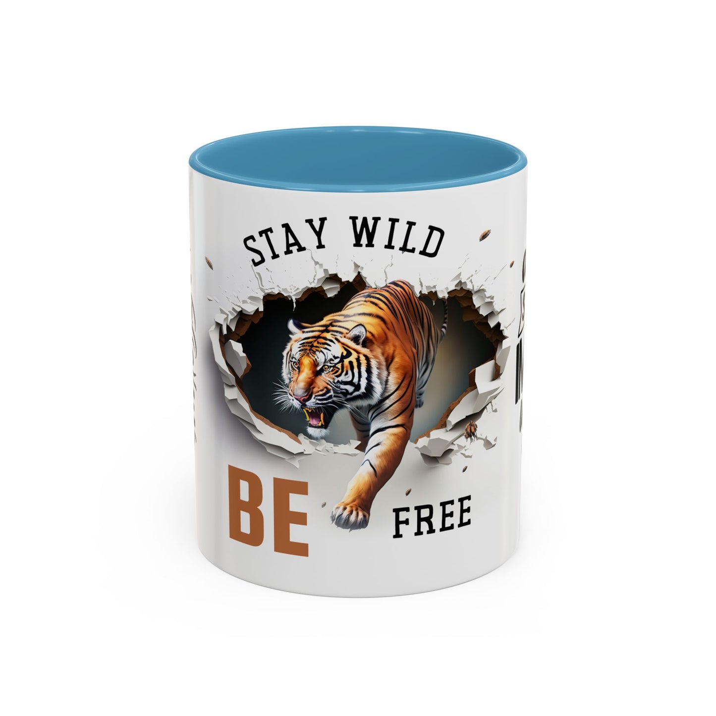 Stay Wild, Be Free - Accent Coffee Mug (11, 15oz)