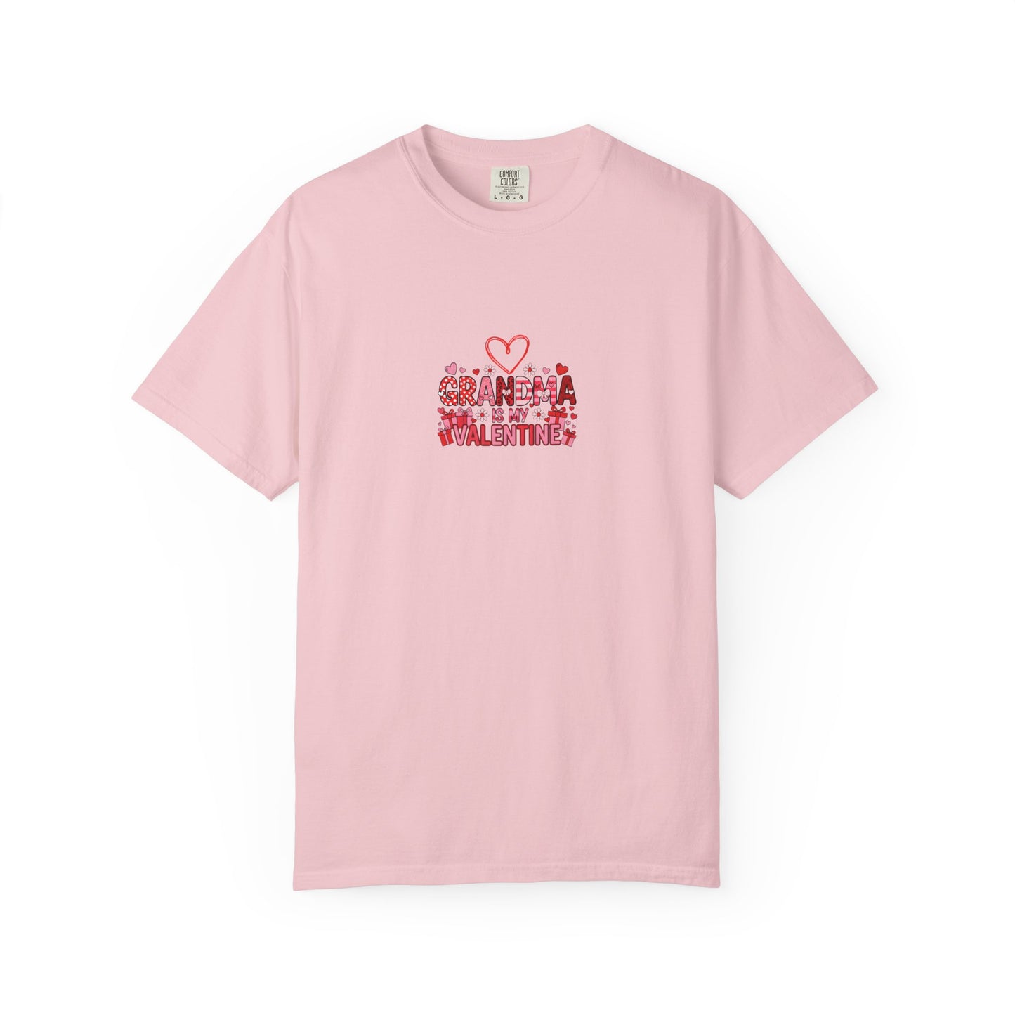 Grandma Is My Valentine – Cute Valentine Graphic T-Shirt  - 14735