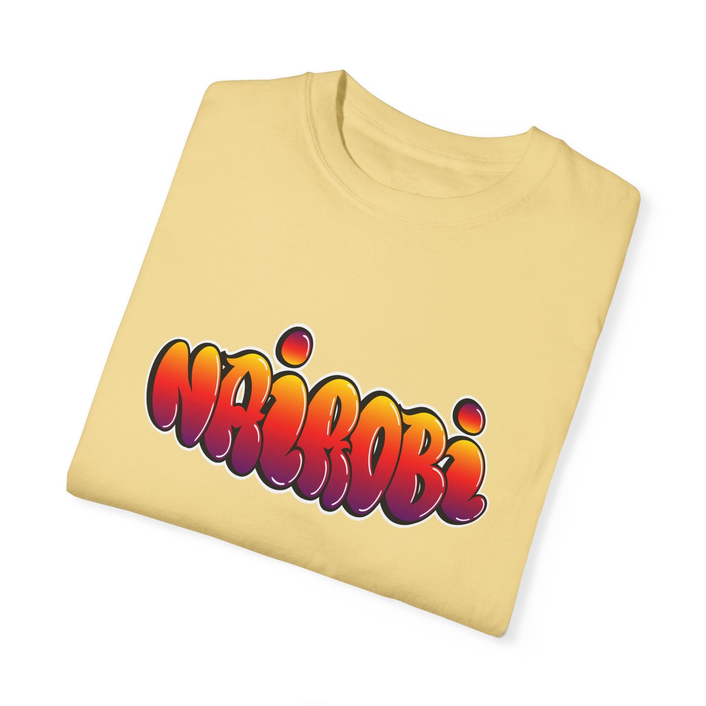 Nairobi Graphic T-Shirt - Unisex Garment-Dyed Tee - 12181