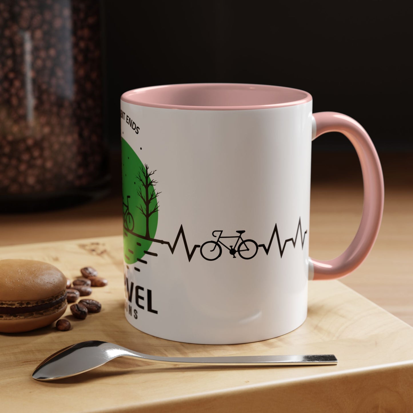 Pavements Ends, Gravel Begins - Accent Coffee Mug (11, 15oz)