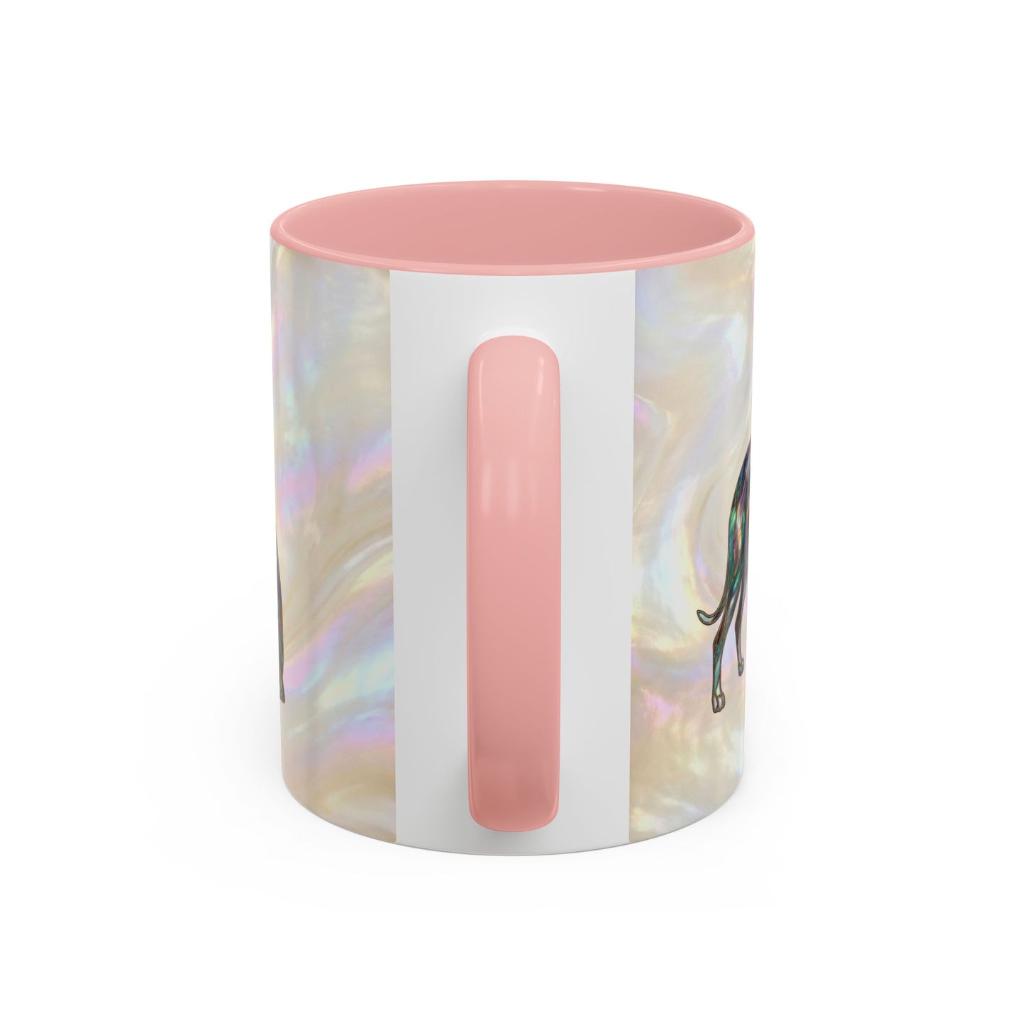 Whippet Accent Coffee Mug – Stained Glass Design 11/15oz - 14652