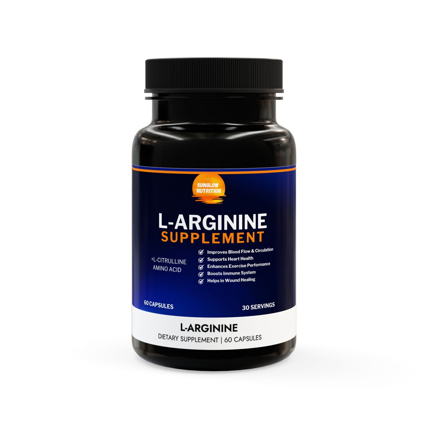 L-Arginine Supplement (60 Capsules)