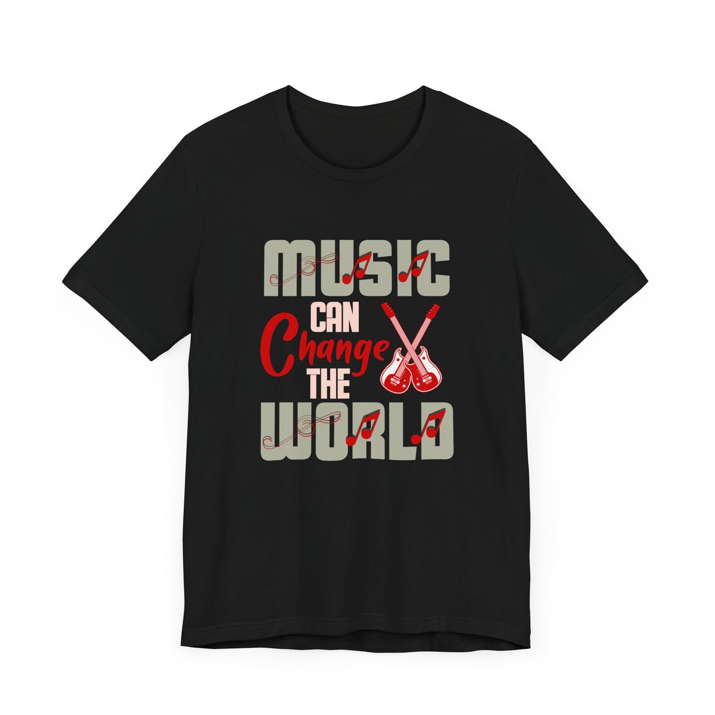 Music Can Change The World - Unisex Jersey Short Sleeve Tee