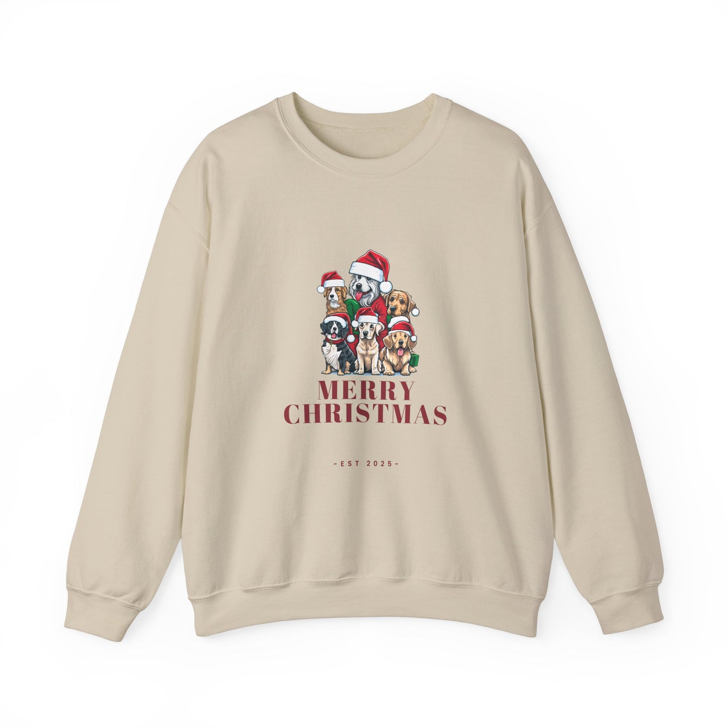 Merry Christmas, Dogs - Unisex Heavy Blend™ Crewneck Sweatshirt