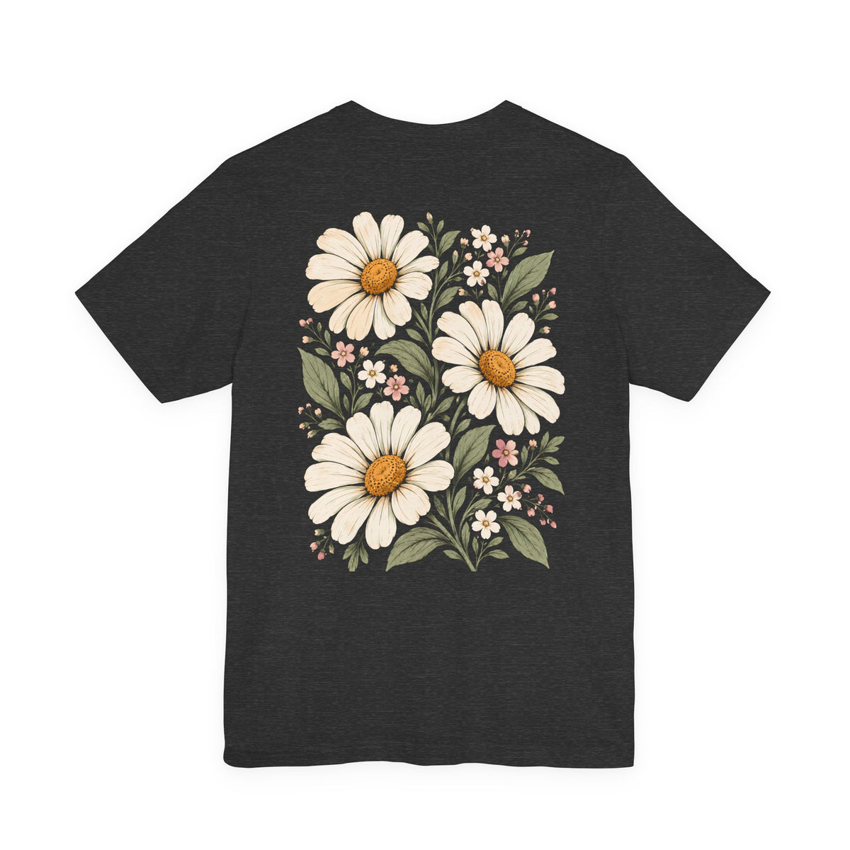 Daisy Garden T-Shirt, Vintage Floral Graphic Tee - 14985