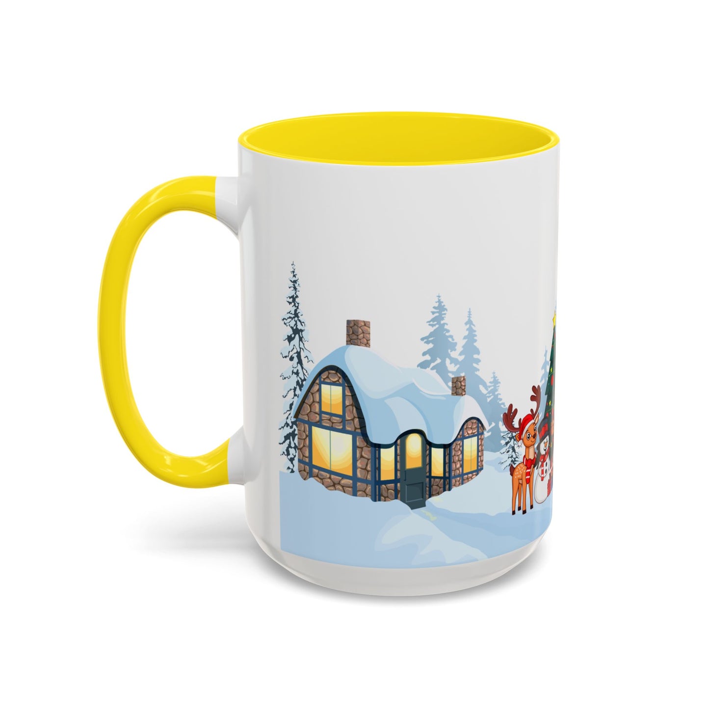 Outdoor Christmas Party - Accent Coffee Mug (11, 15oz) - 10454