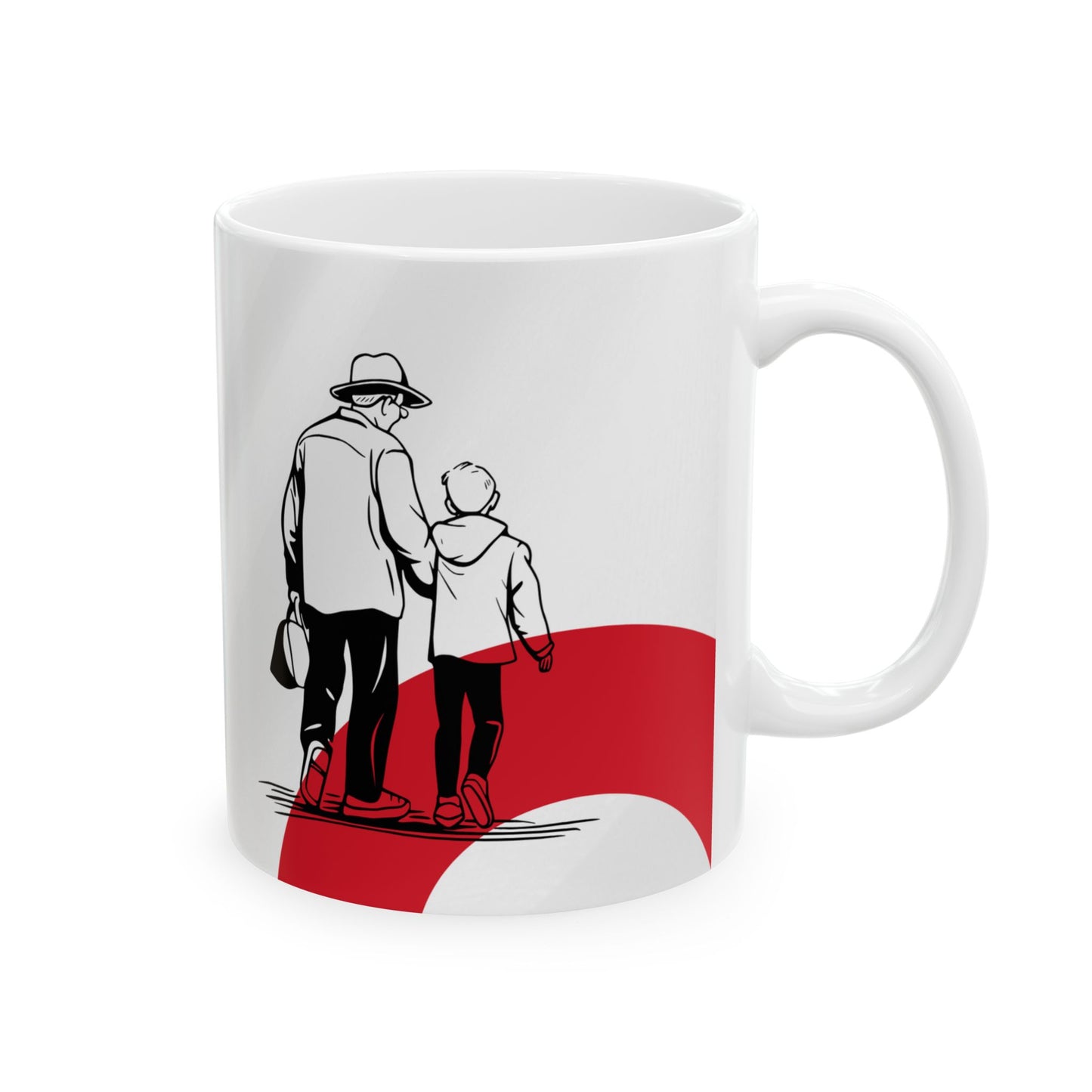 Happy Father's Day Ceramic Mug – Gift for Fathers, Coffee Lover Mug - 14014