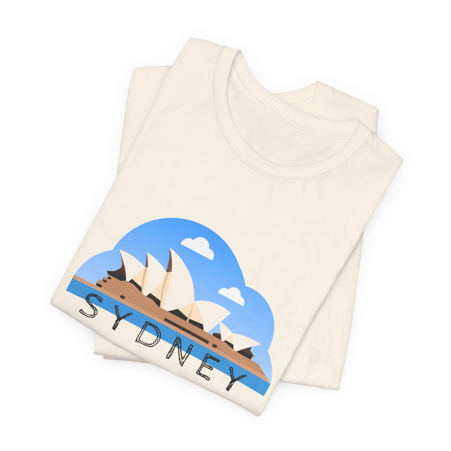 Sydney Graphic Unisex Jersey Tee - Coastal Vibes T-Shirt - 12044
