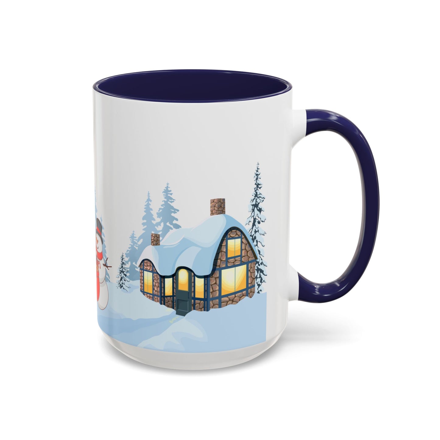 Outdoor Christmas Party - Accent Coffee Mug (11, 15oz) - 10454