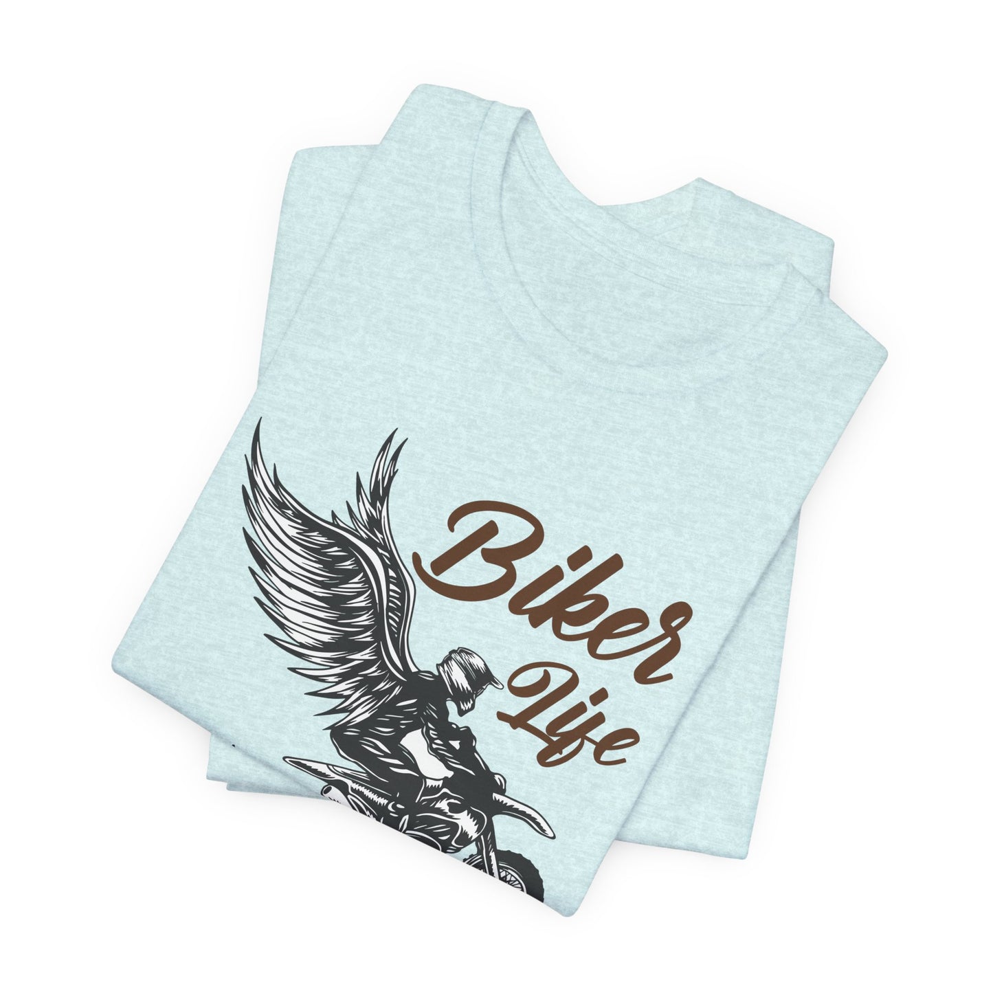 Biker Life, Life Behind Bars - Unisex Jersey Short Sleeve Tee - 13591