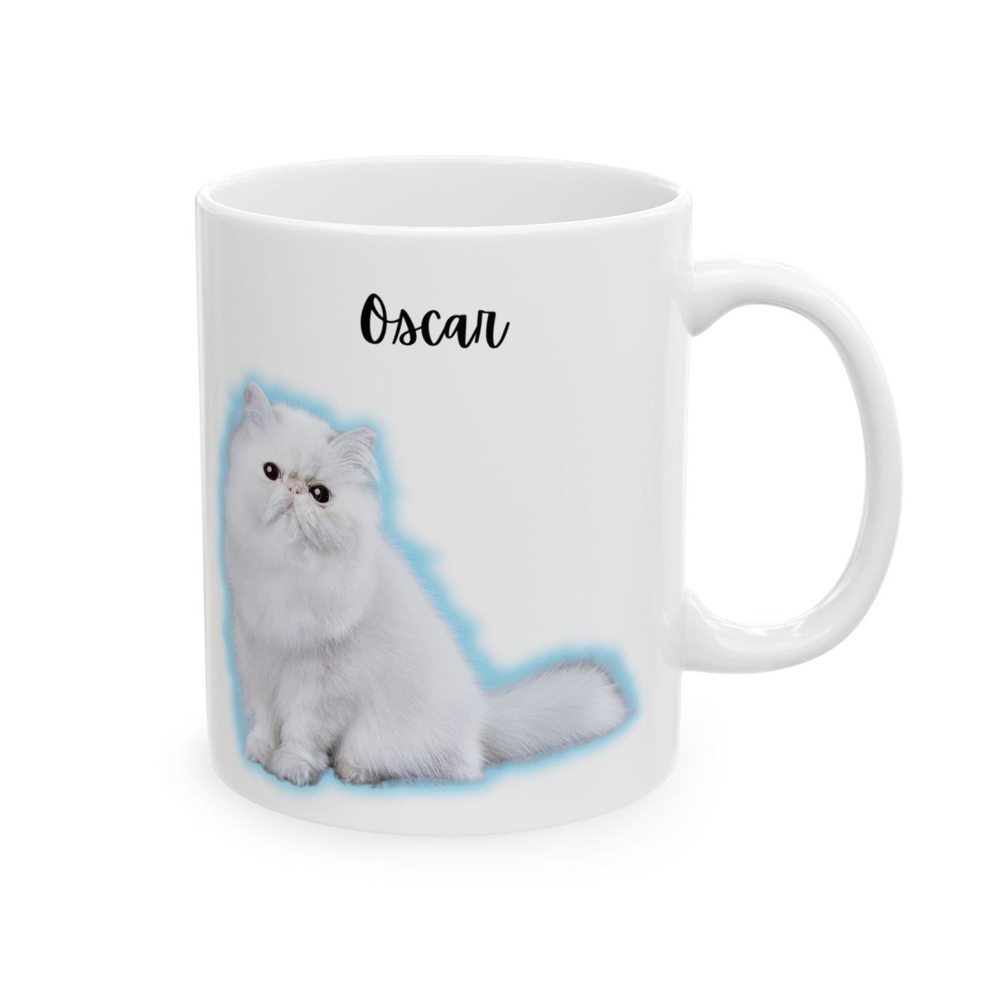 Cute Cat Ceramic Mug - Ideal Gift for Cat Lovers, Cozy Home Decor, Feline Themed Drinkware, Pet Lover's Gift, Fun Coffee Cup - 14208