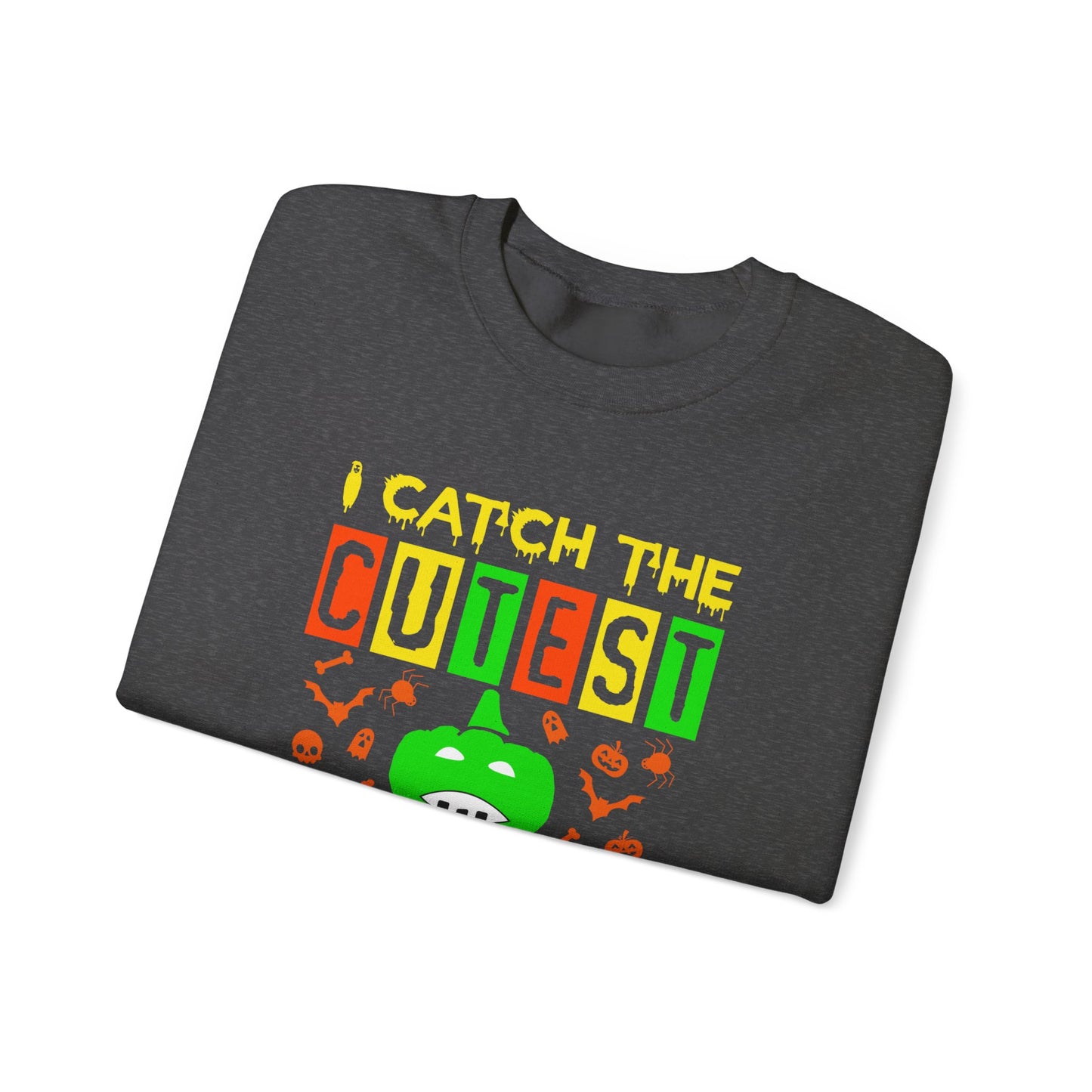 I Catch The Cutest Pumpkins In The Patch - Unisex Heavy Blend™ Crewneck Sweatshirt