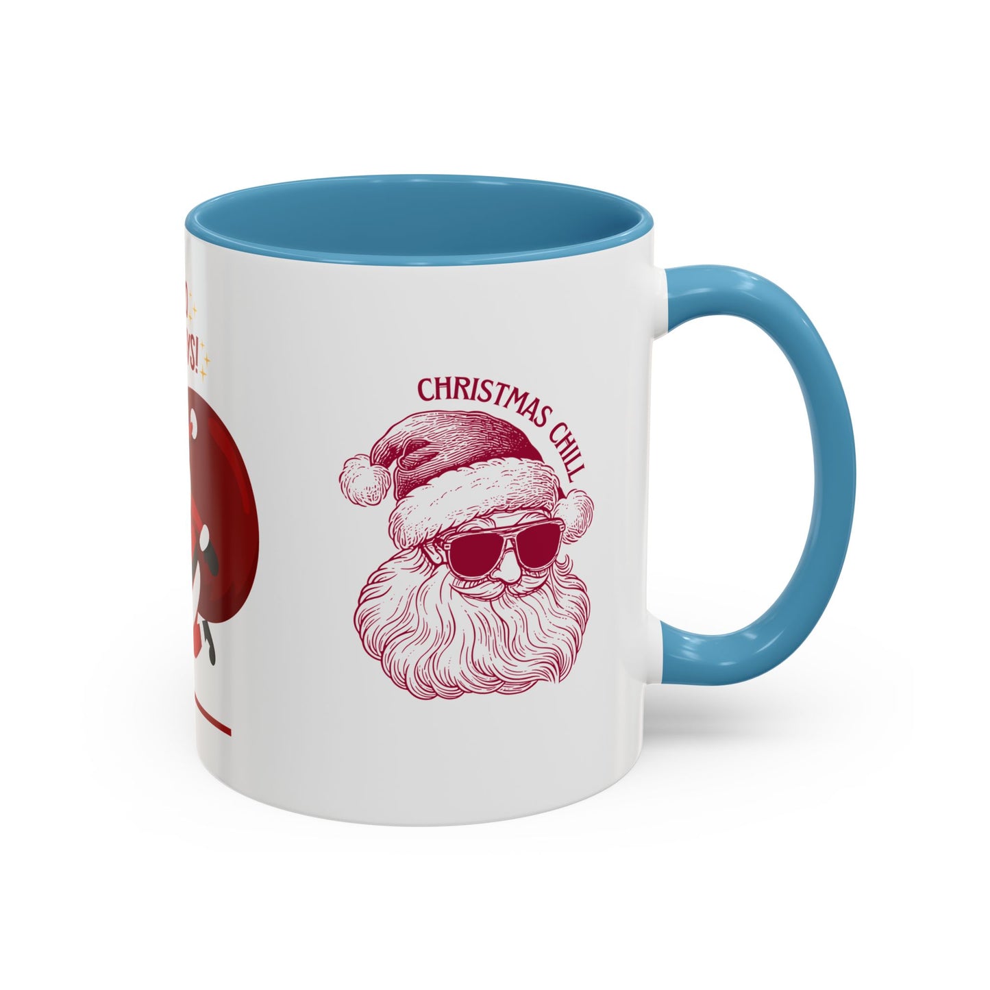 Santa, Ho Ho Holidays  - Accent Coffee Mug (11, 15oz)