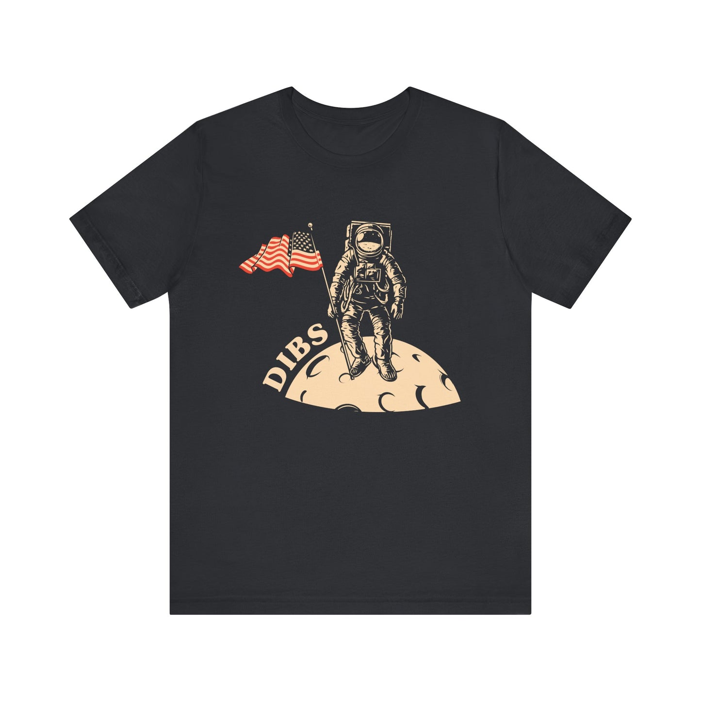US, July 4th,  Astronaut Adventure Tee - DIBS on the Moon, Space Lover Shirt,  Unisex Astronaut Tee - 13737