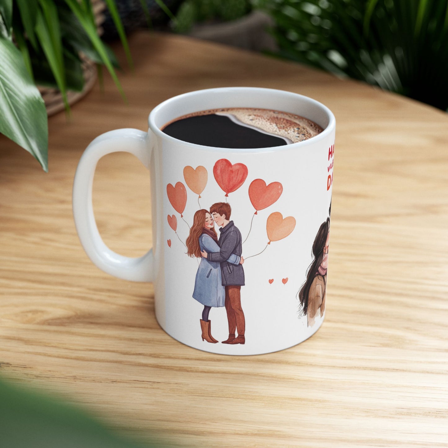 Happy Valentine's Day - Ceramic Mug, (11oz, 15oz) - 11592