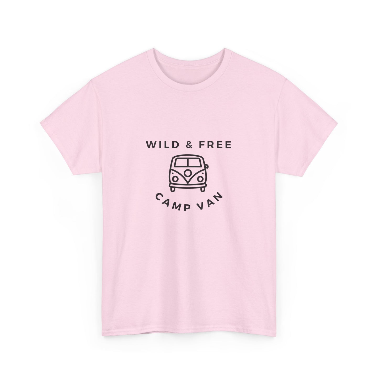 Wild & Free, Camp Van - Unisex Heavy Cotton Tee - 10567