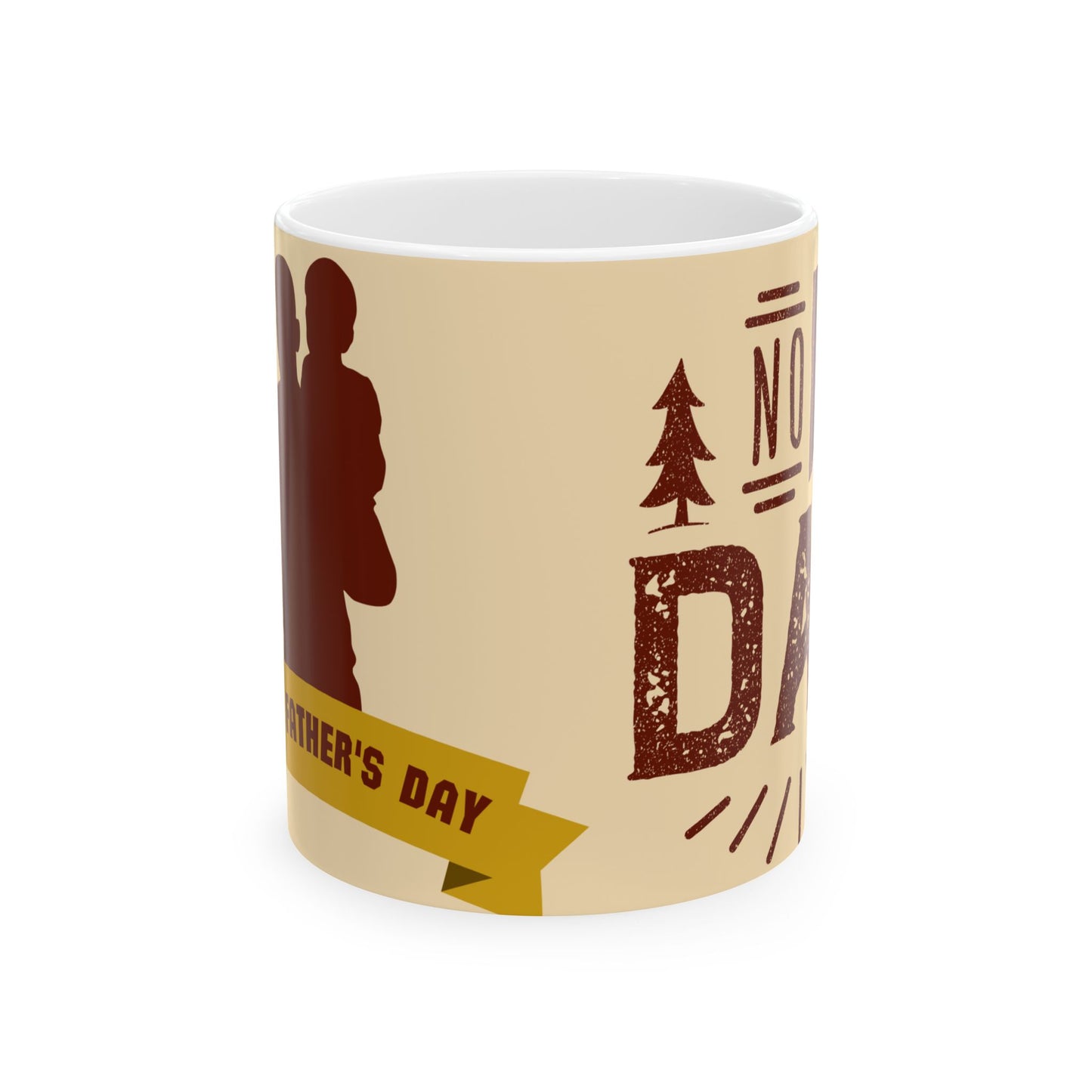 Father's Day Ceramic Mug, 11oz & 15oz, Unique Gift for Dad, Coffee Tea Cup, Personalized Dad Mug, Celebration Mug - 14011