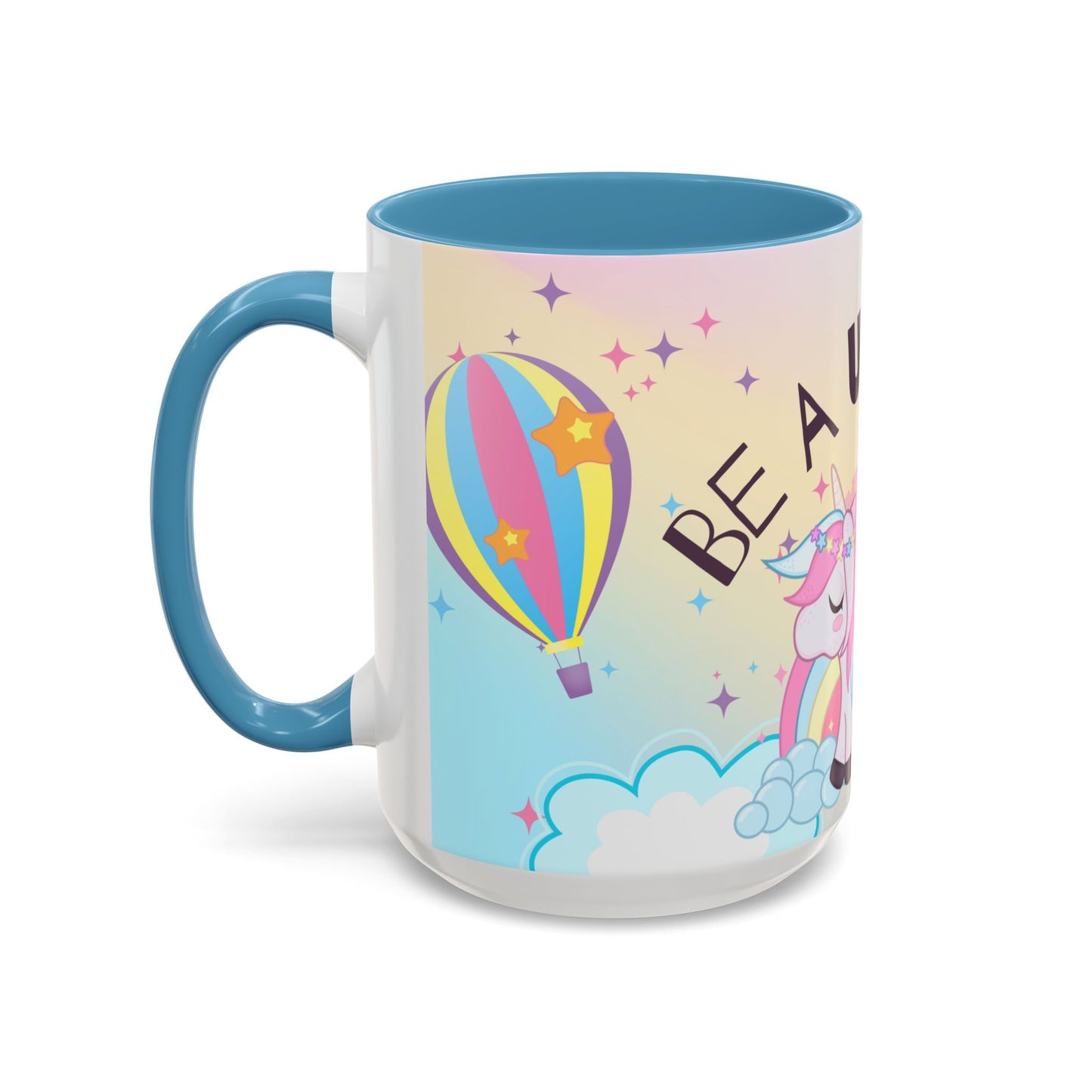 Be A Unicorn - Accent Coffee Mug (11, 15oz) - 11007
