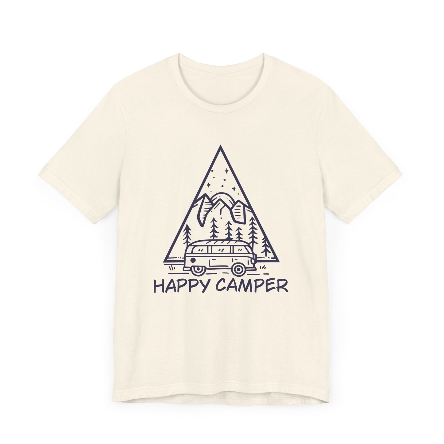 Happy Camper - Unisex Jersey Short Sleeve Tee - 12604