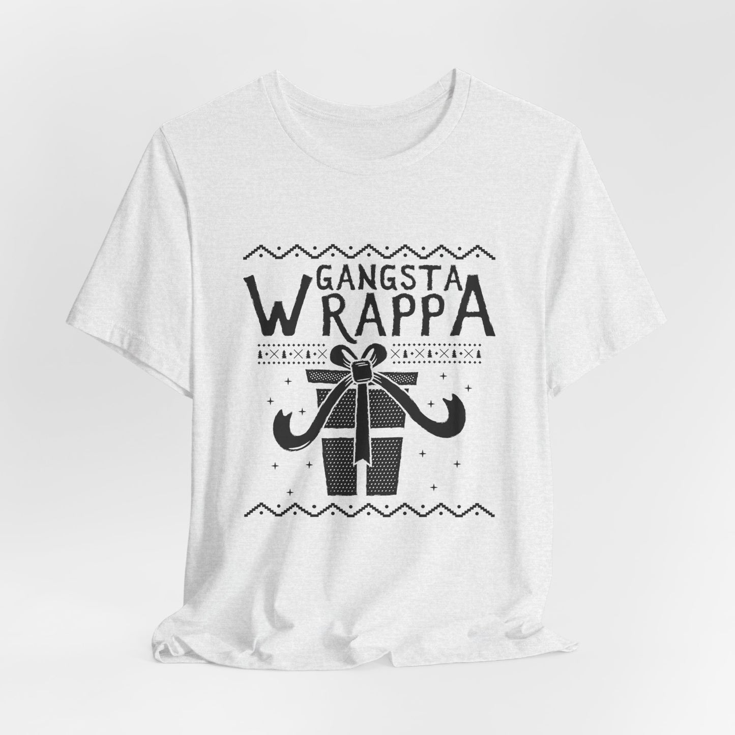 Christmas: Gangsta Wrappa - Unisex Jersey Short Sleeve Tee