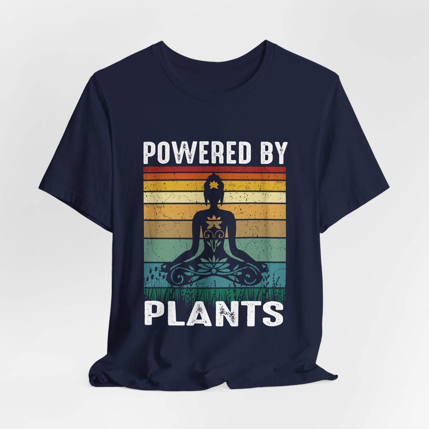 Yoga: Powered By Plants - Unisex Jersey Short Sleeve Tee - 12348