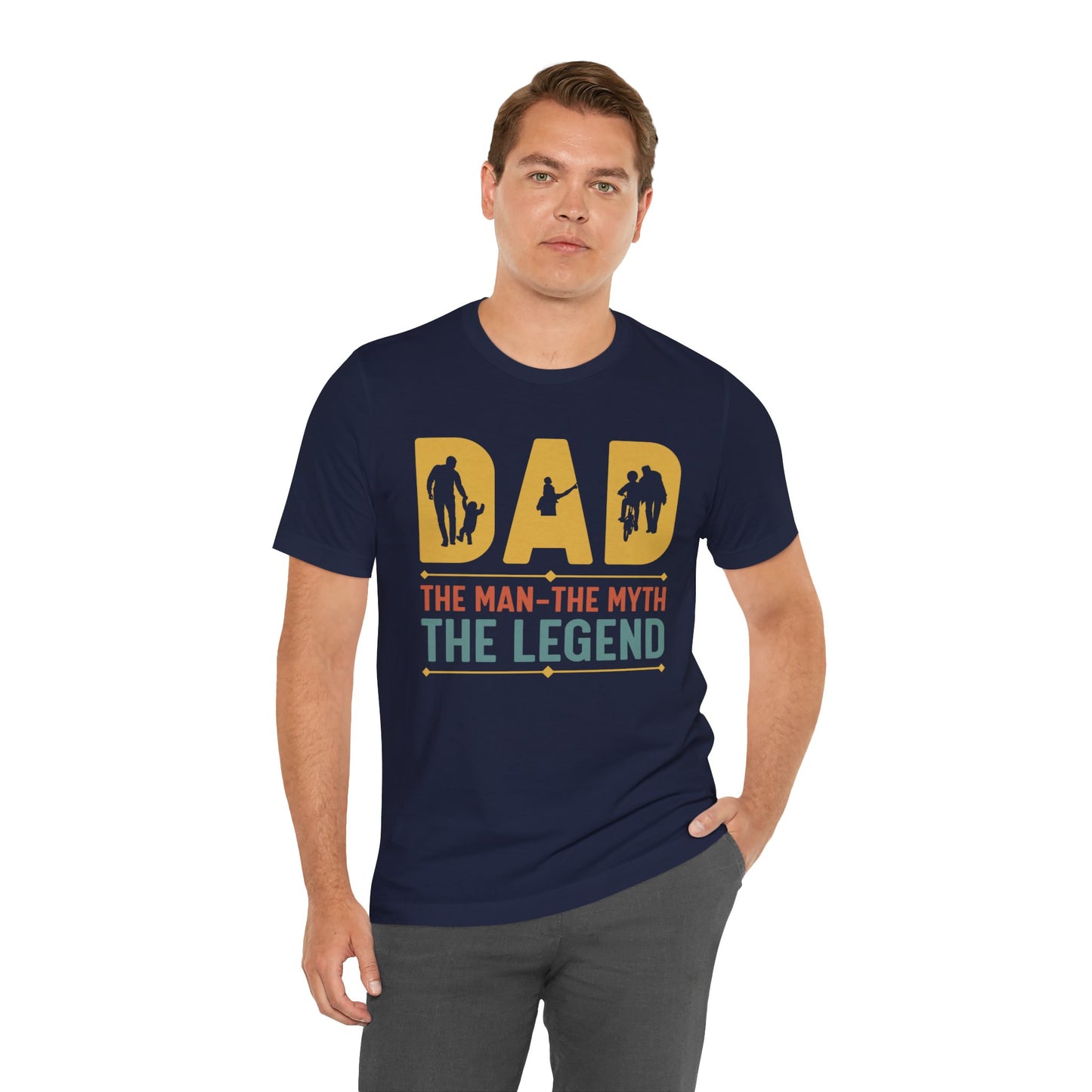 Dad, The Man, The Myth, The Legend - Unisex Jersey Short Sleeve Tee