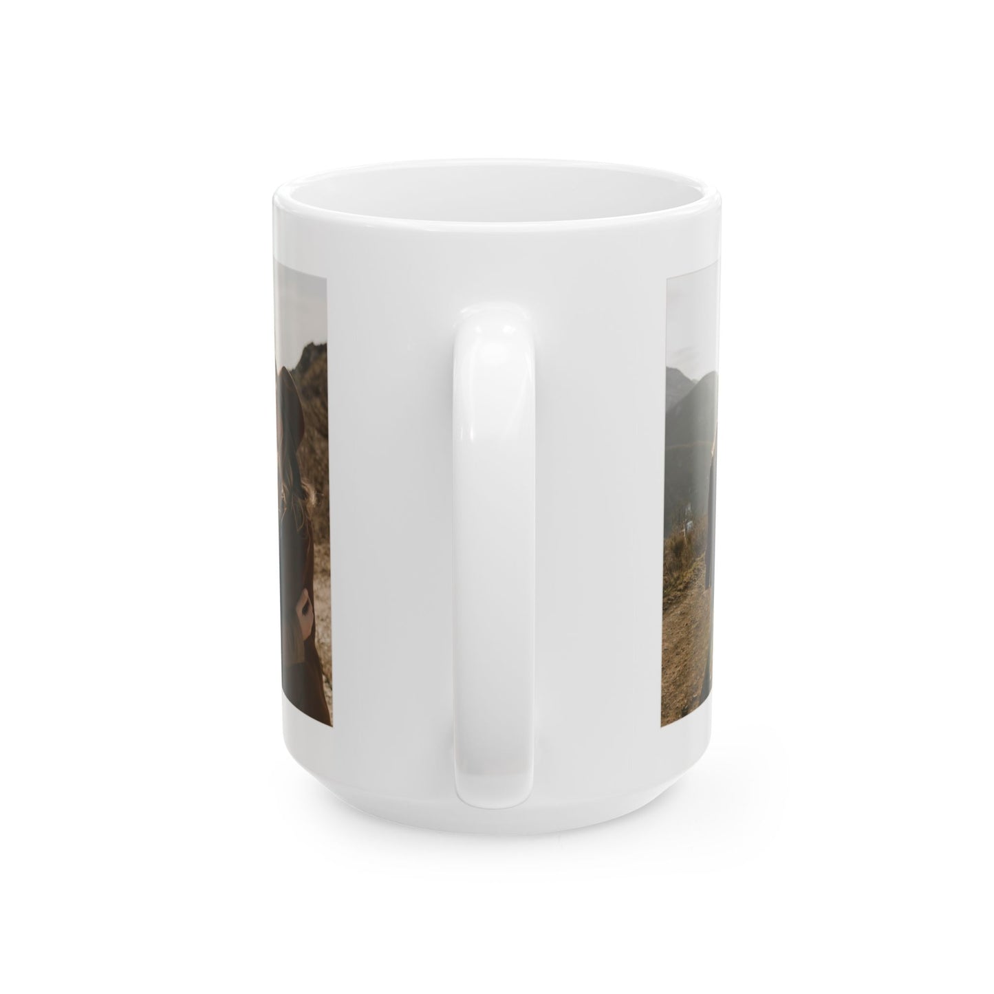 Julian & Tom, Couple's Photos, Customizable - Ceramic Mug, (11oz, 15oz) - 11030