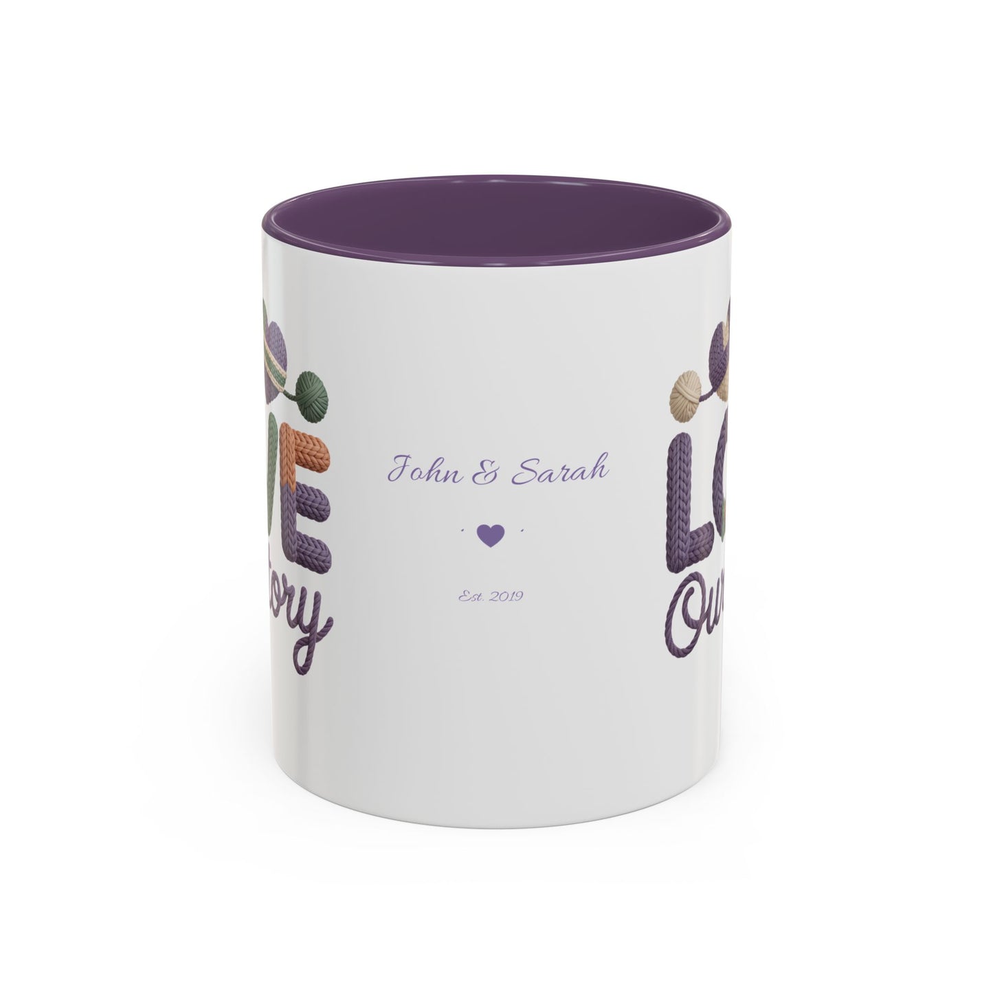 Our Story Personalized Mug — Custom Names & Established Date | Couple Gift (11oz / 15oz) - 14749