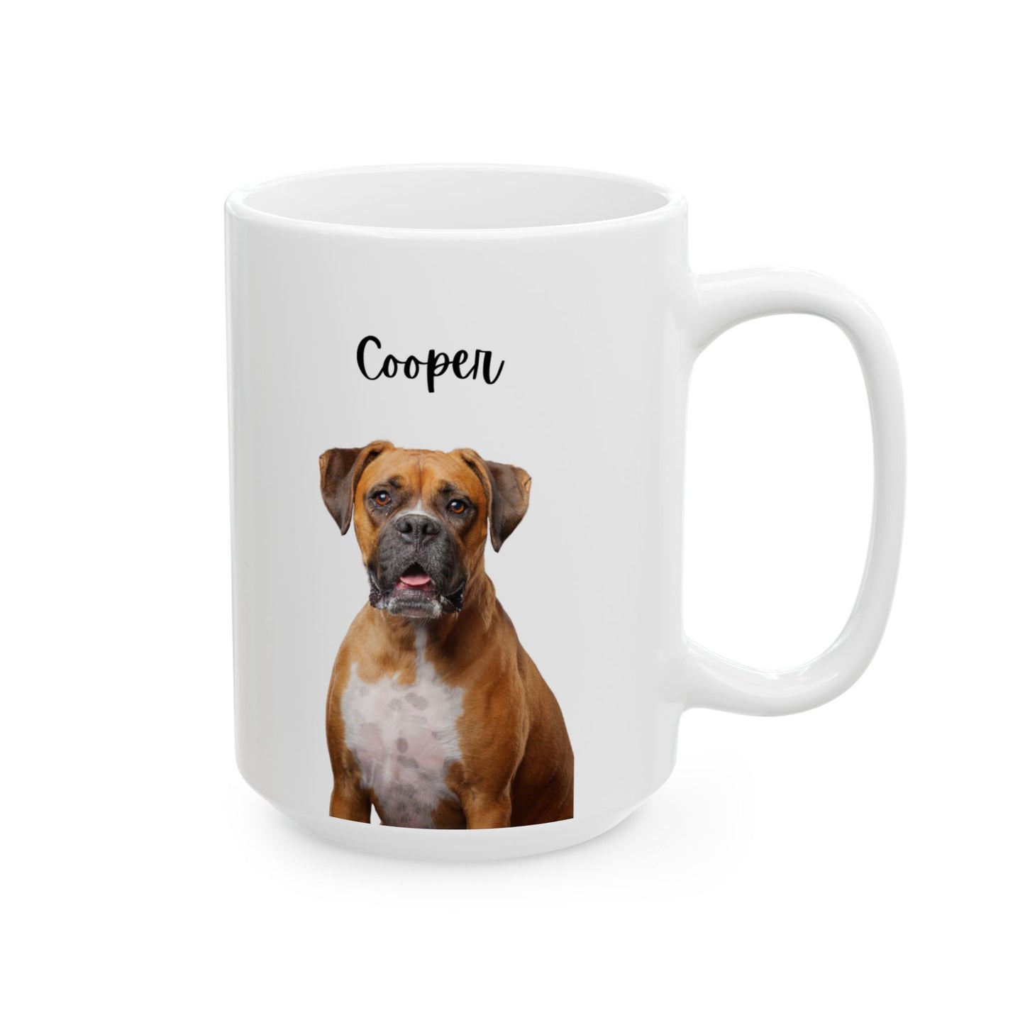 Personalized Dog Lover Mug, Cute Pet Gift, Coffee Cup, Animal Lover Present, Custom Ceramic Mug - 14176