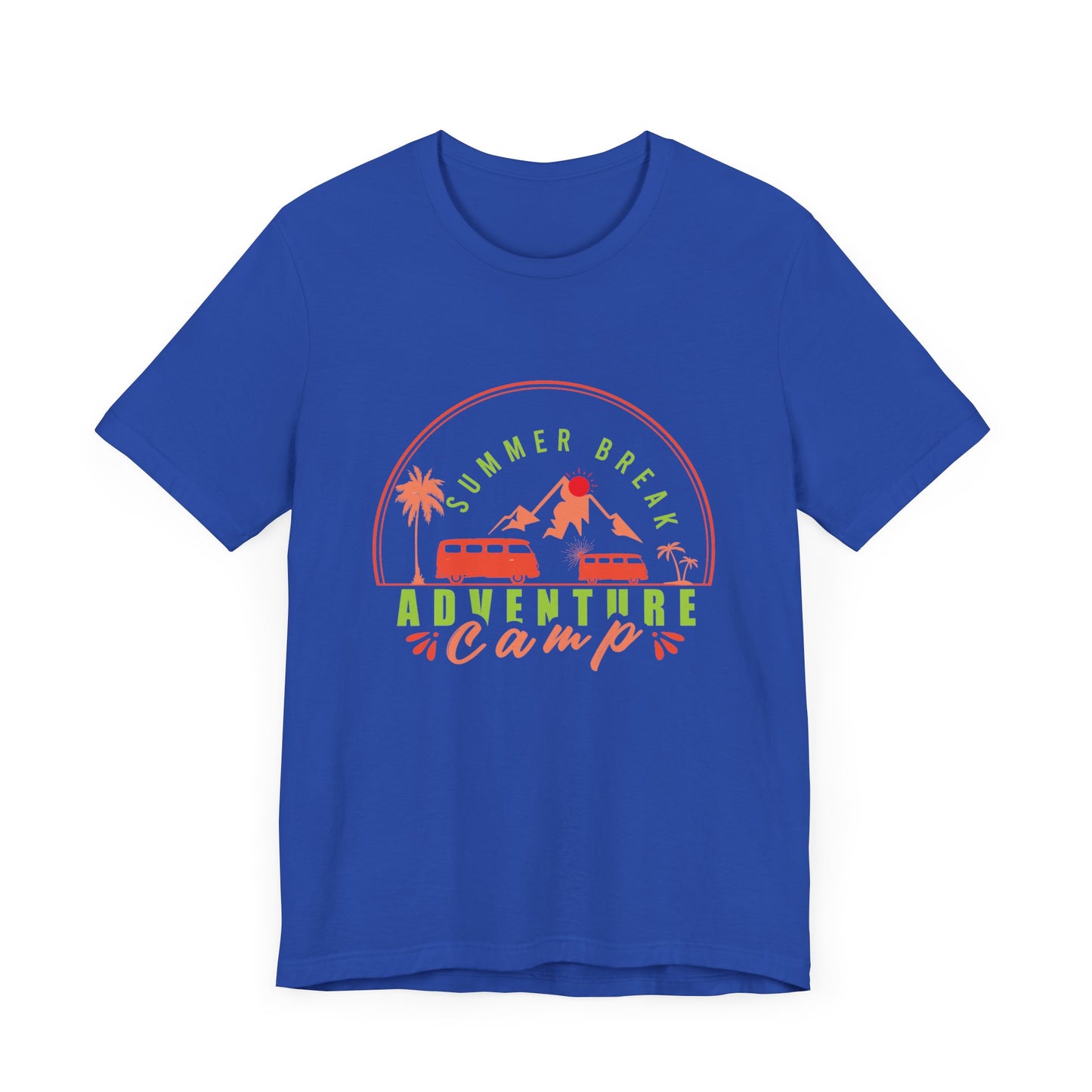 Summer Break, Adventure Camp - Unisex Jersey Short Sleeve Tee - 13097