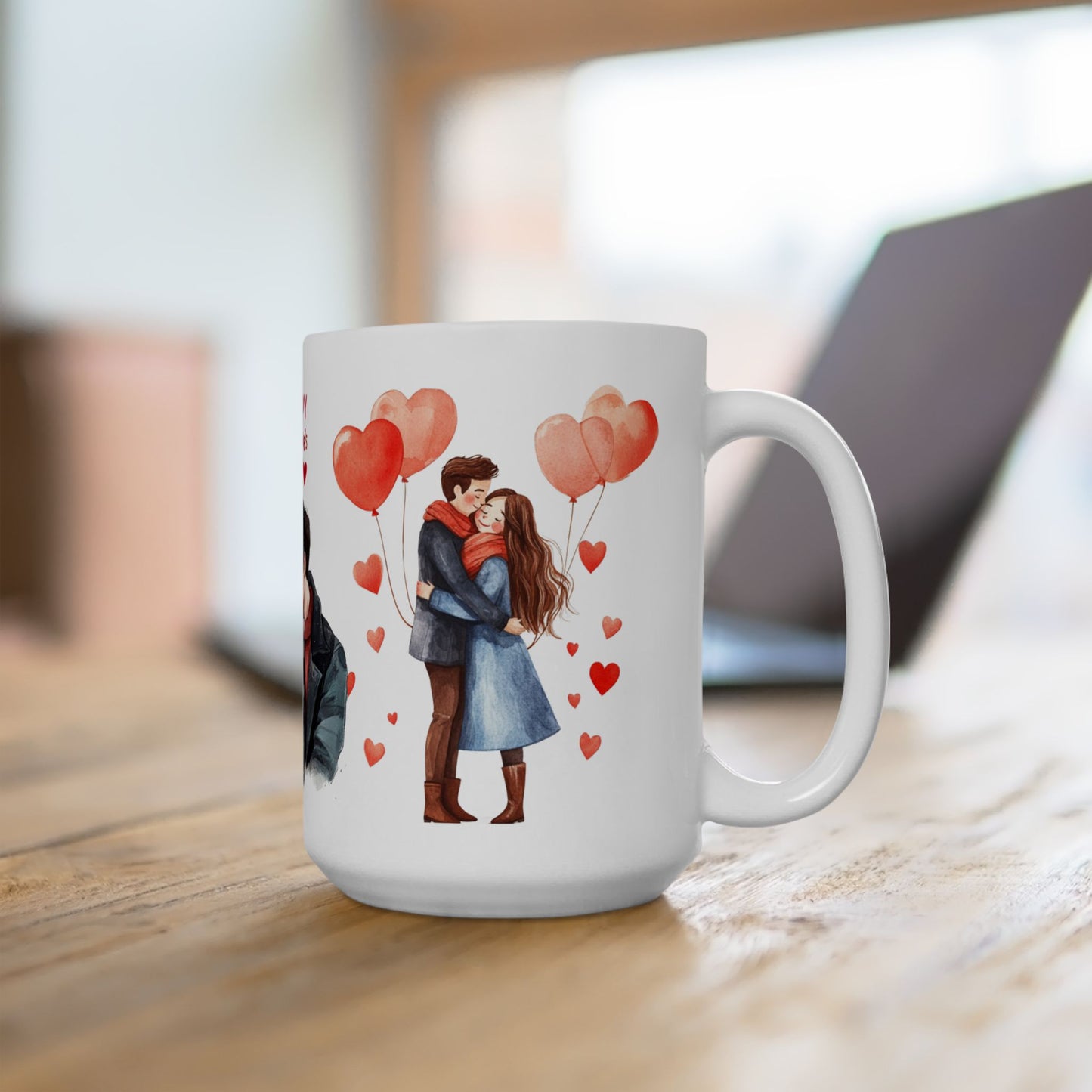 Happy Valentine's Day - Ceramic Mug, (11oz, 15oz) - 11592