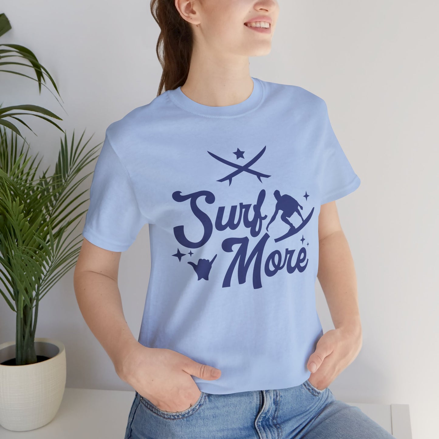 Surf More - Unisex Jersey Short Sleeve Tee - 13135