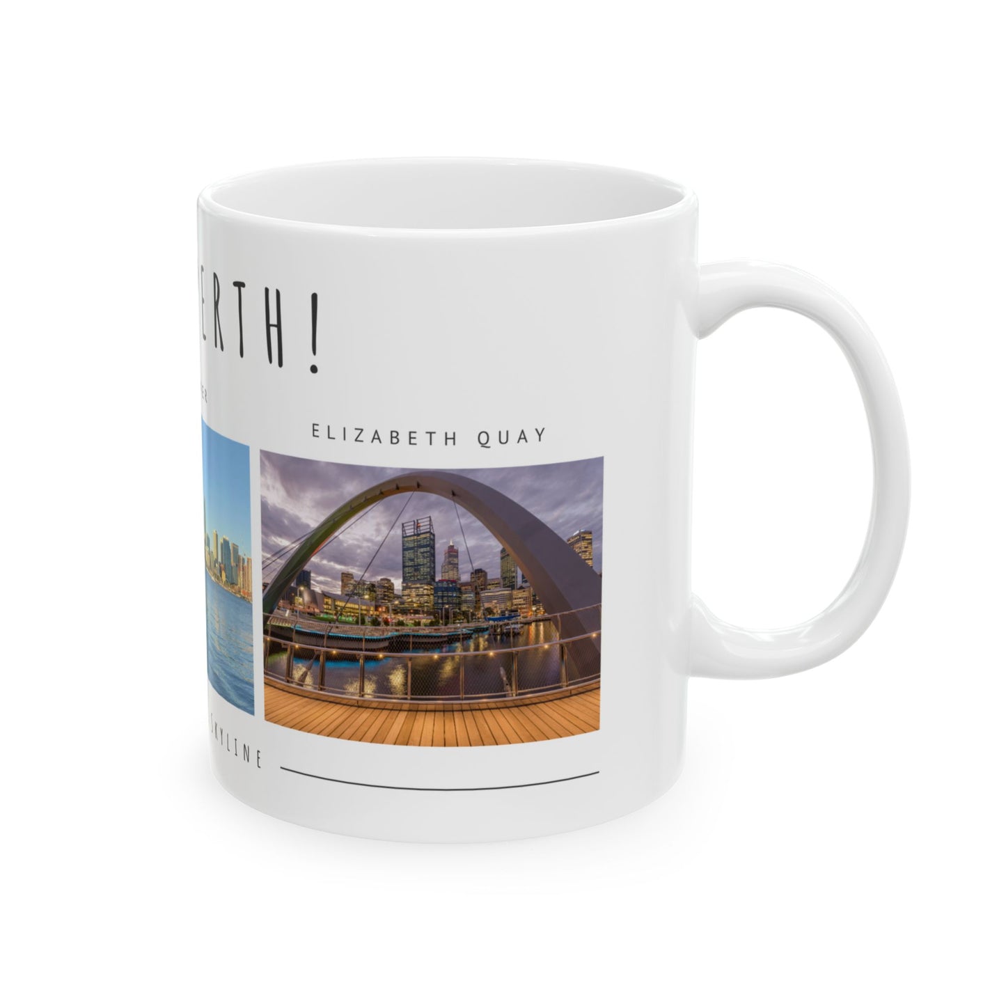 Hello Perth! Scenic Ceramic Mug - 11oz & 15oz - 12178