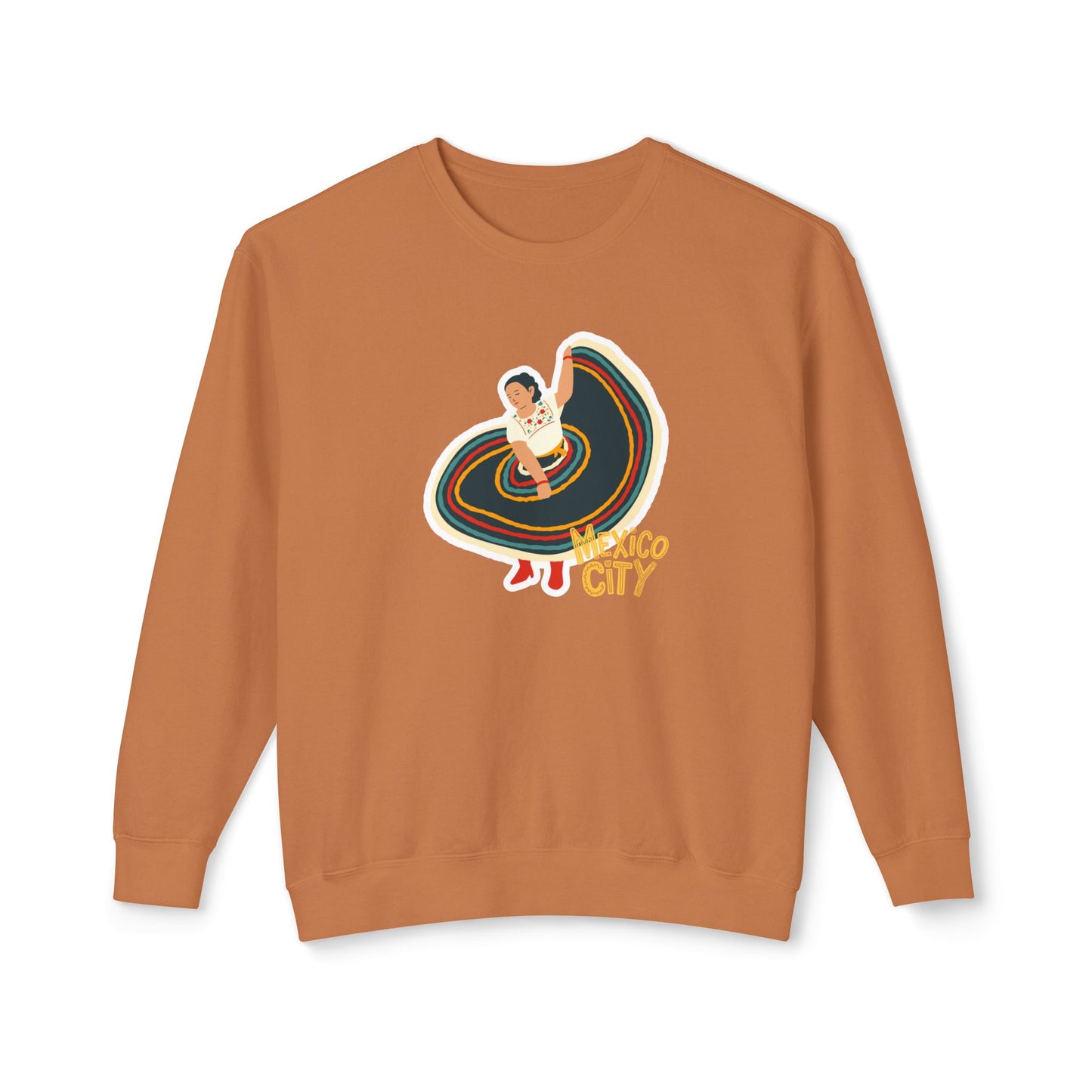 Mexico City Unisex Lightweight Crewneck Sweatshirt -12123