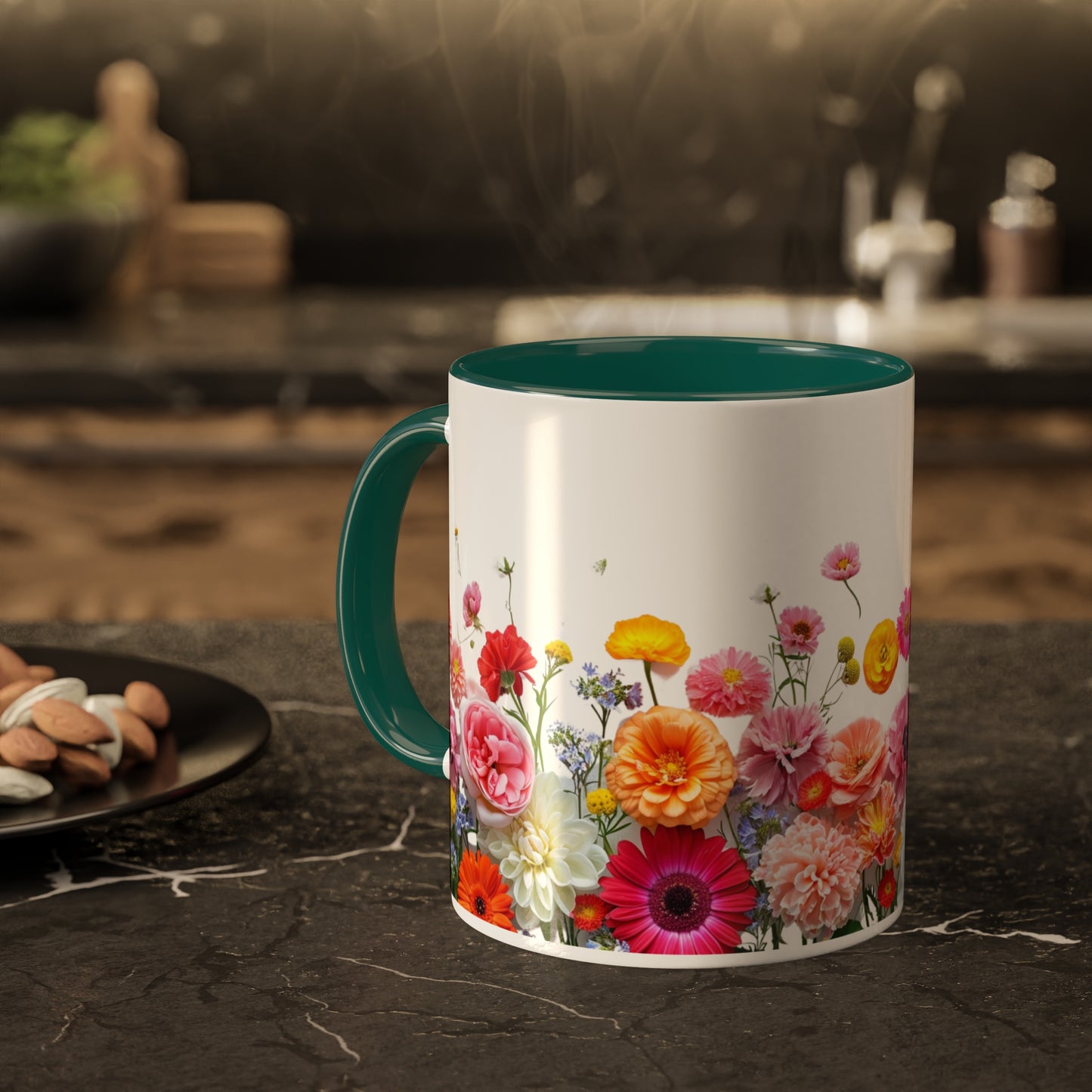 Bright Flowers - Colorful Mugs, 11oz