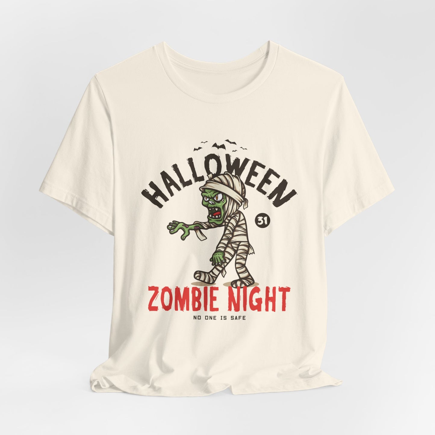 Halloween, Zombie Night - Unisex Jersey Short Sleeve Tee