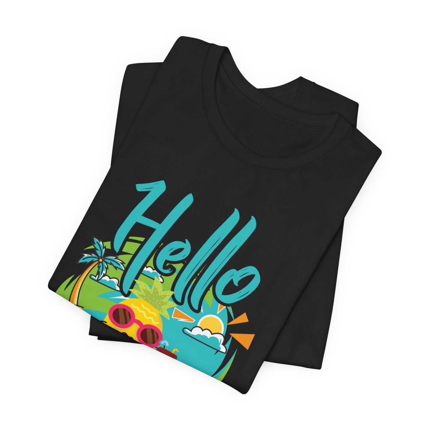 Hello Summer - Unisex Jersey Short Sleeve Tee - 13088