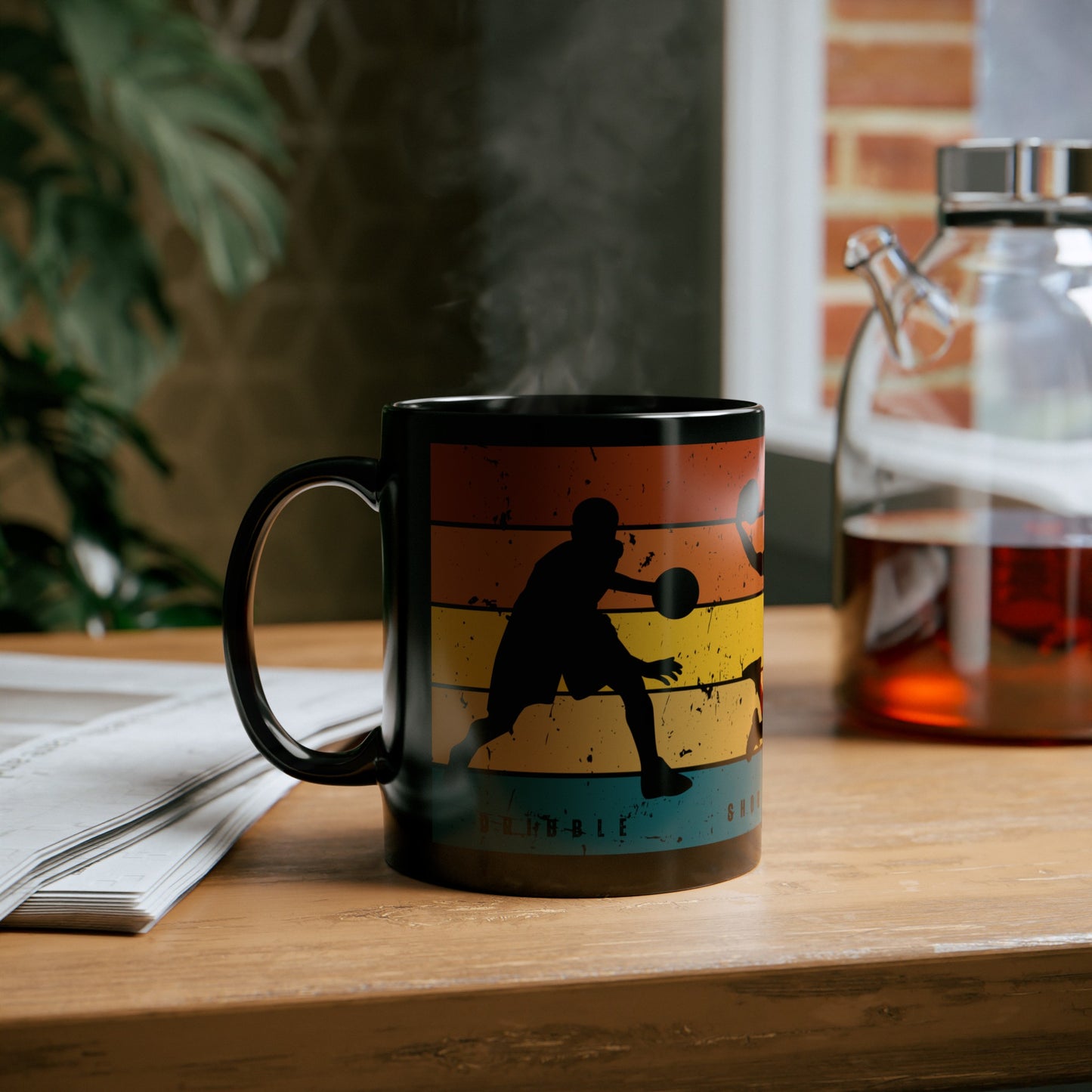 Basketball Black Mug